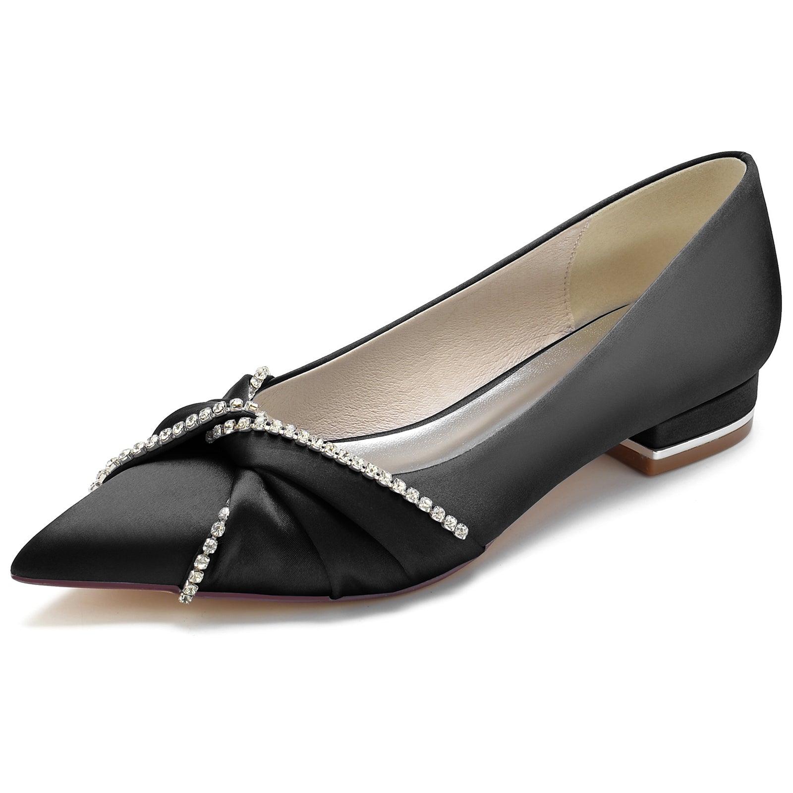 Flat Heel 2.5cm Silk-Like Shoes CK0272 - COCOMELODY