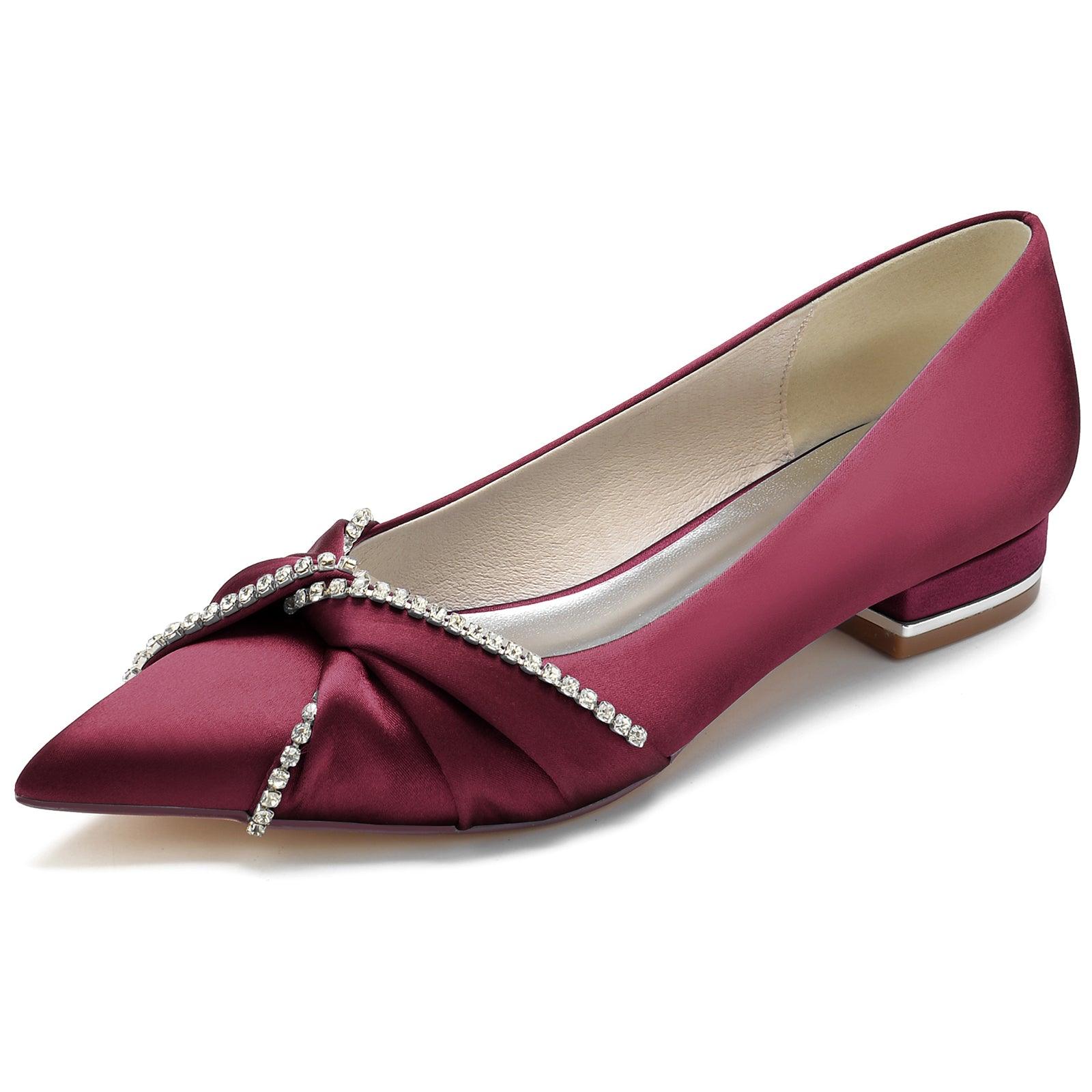 Flat Heel 2.5cm Silk-Like Shoes CK0272 - COCOMELODY
