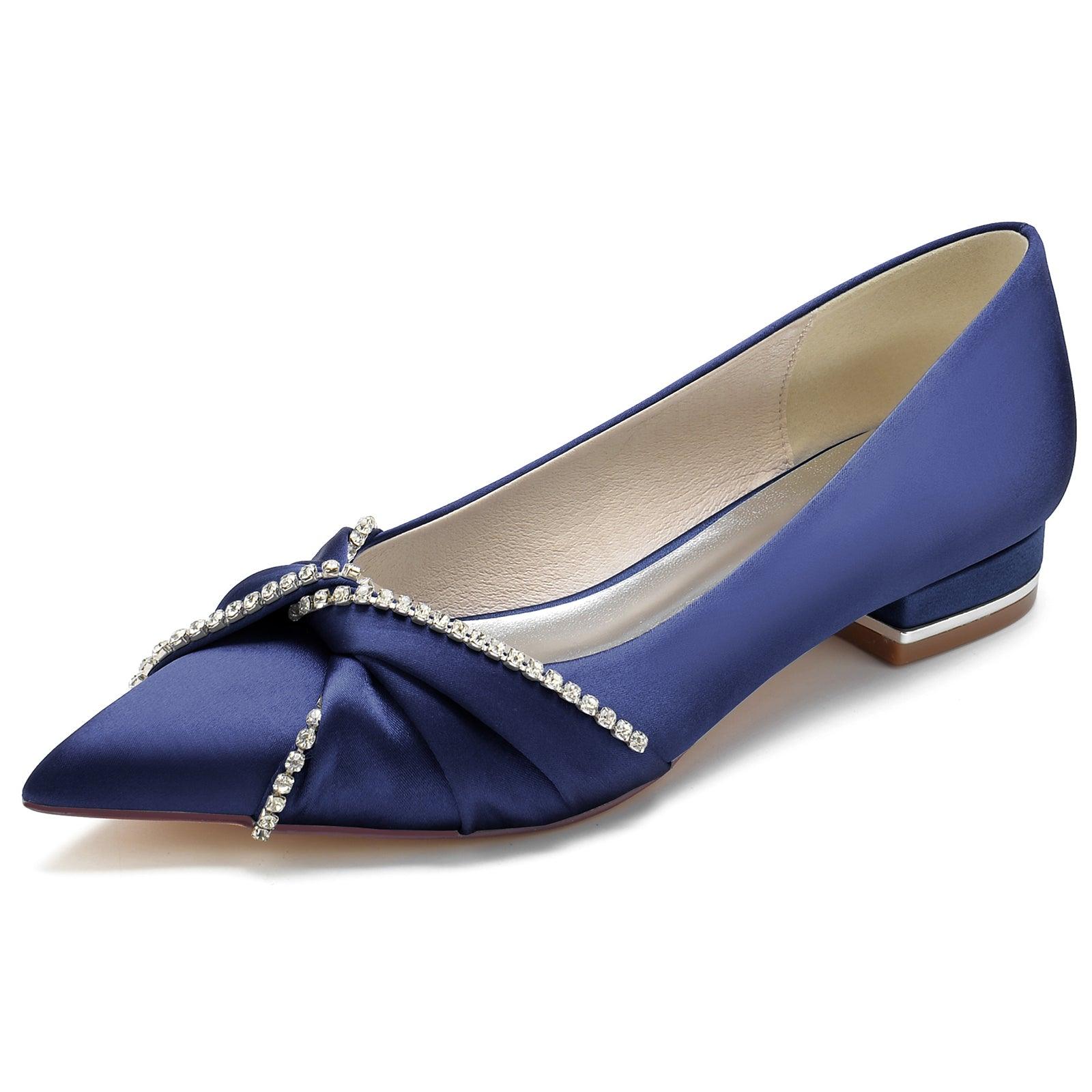 Flat Heel 2.5cm Silk-Like Shoes CK0272 - COCOMELODY