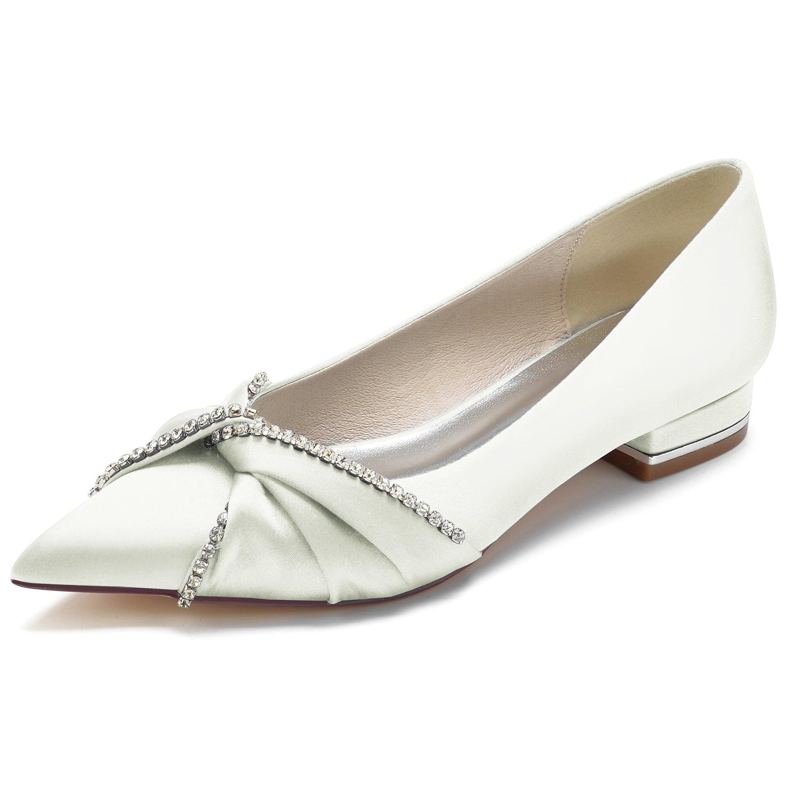 Flat Heel 2.5cm Silk-Like Shoes CK0272 - COCOMELODY