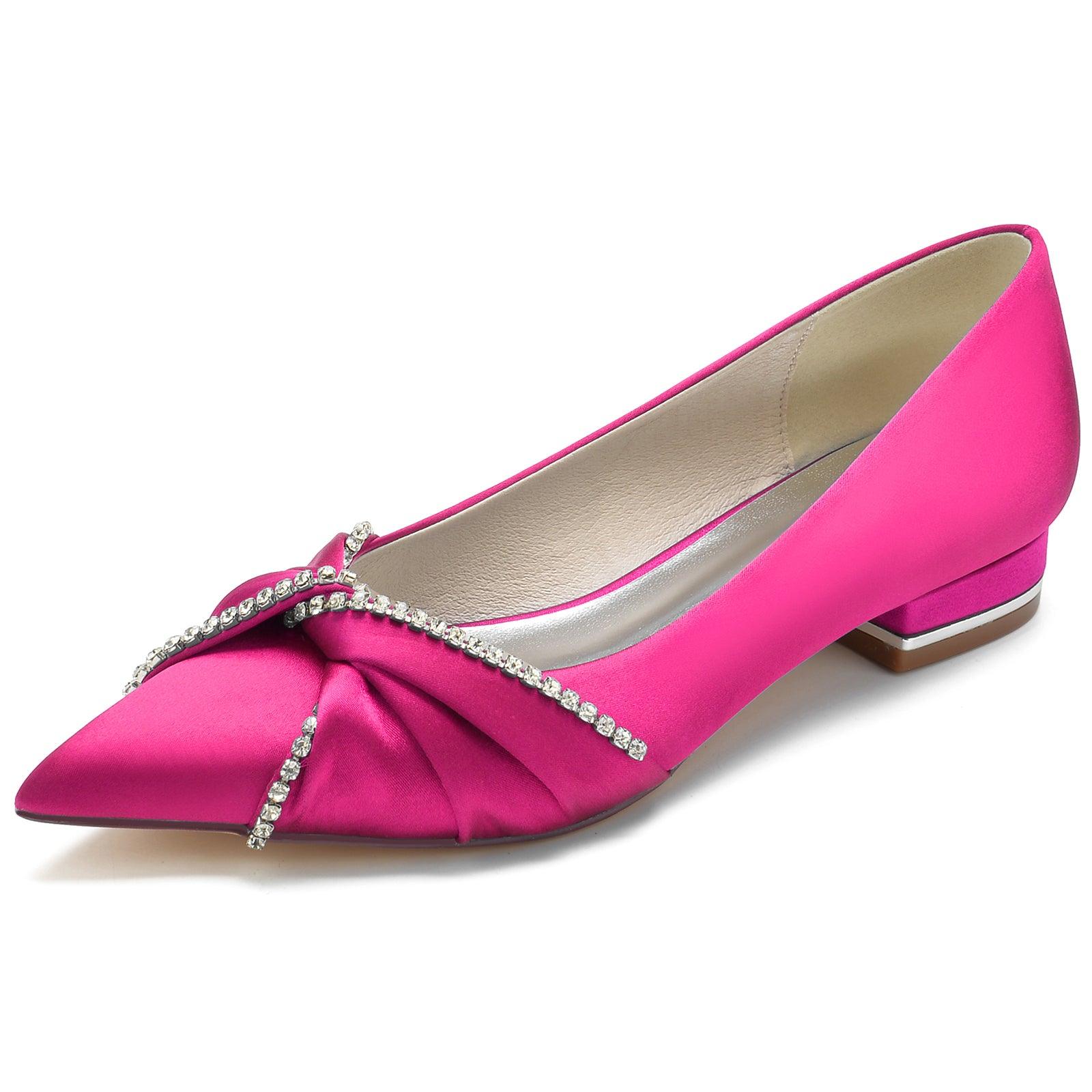 Flat Heel 2.5cm Silk-Like Shoes CK0272 - COCOMELODY