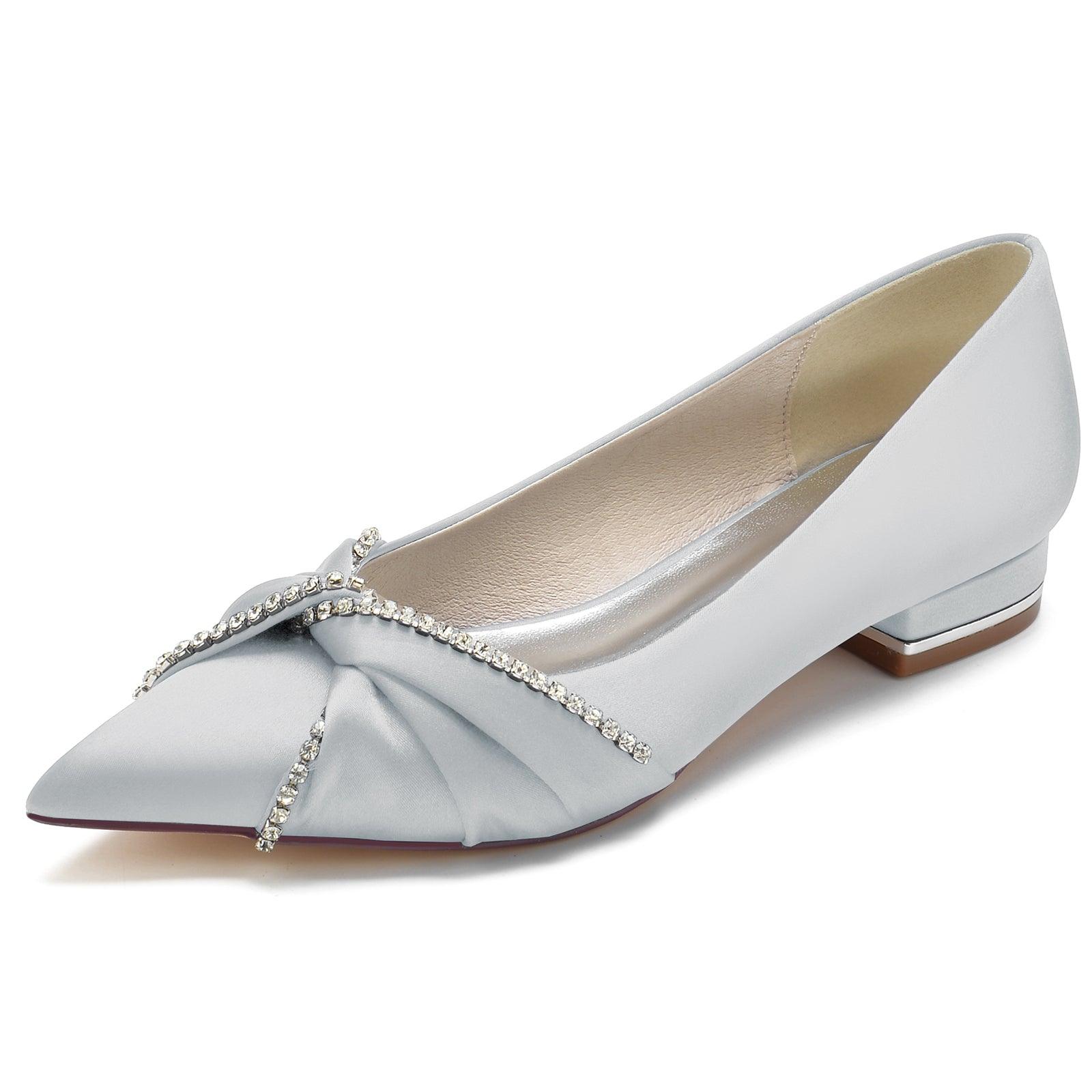 Flat Heel 2.5cm Silk-Like Shoes CK0272 - COCOMELODY