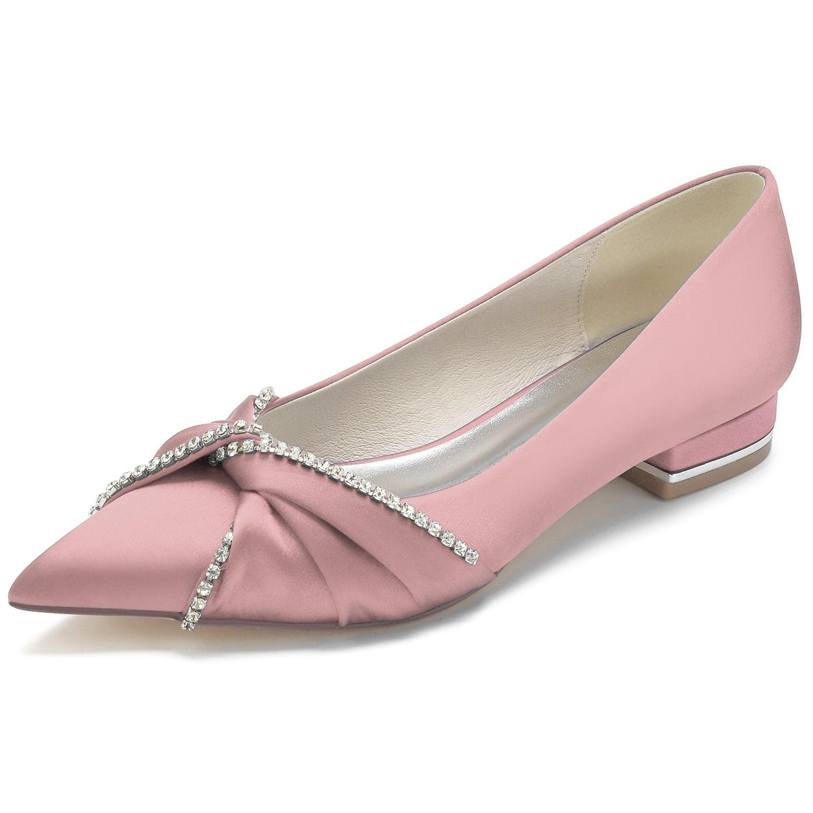 Flat Heel 2.5cm Silk-Like Shoes CK0272 - COCOMELODY