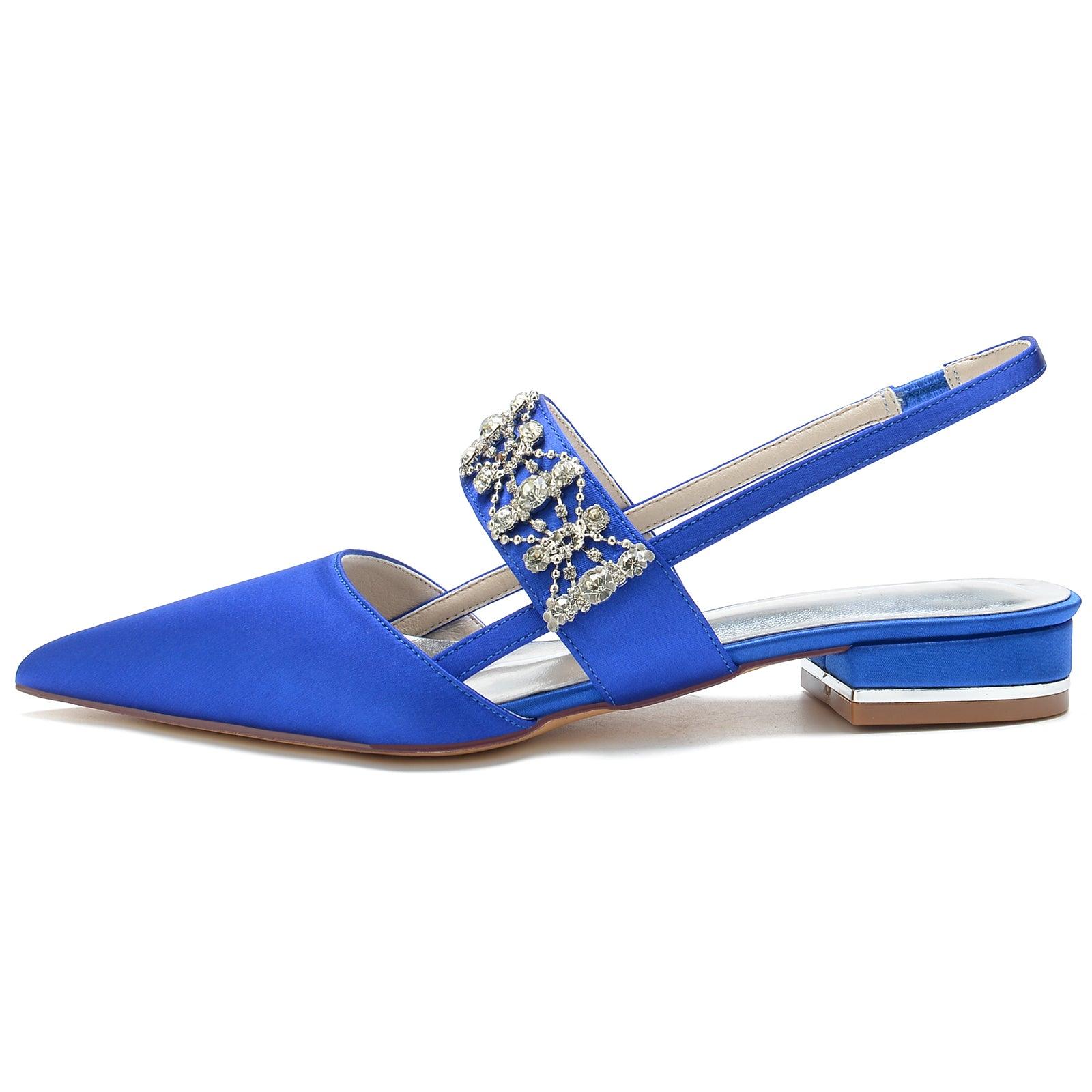 Flat Heel 2.5cm Silk-Like Shoes CK0273 - COCOMELODY