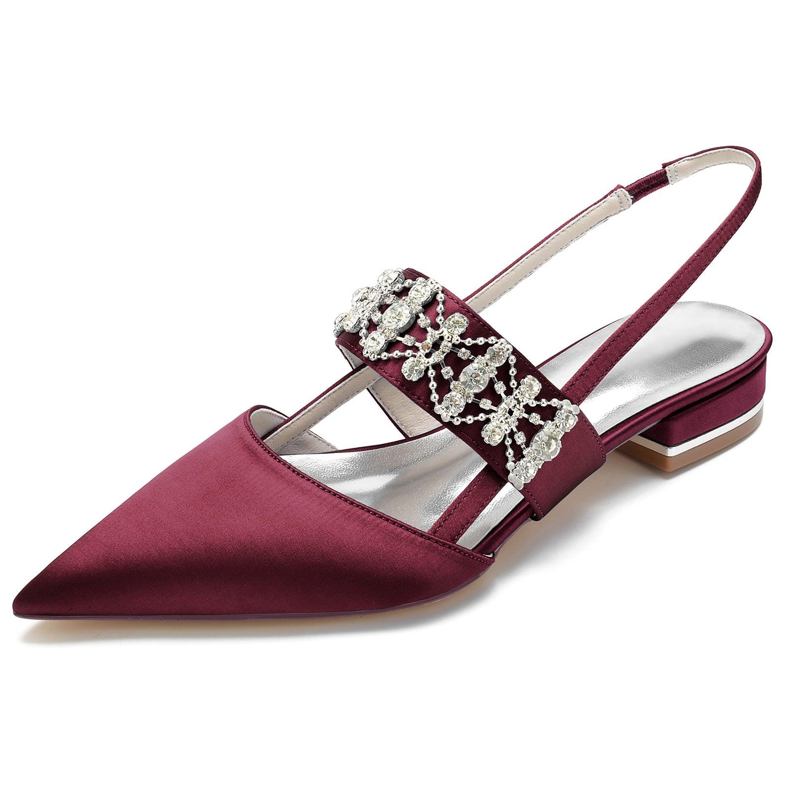 Flat Heel 2.5cm Silk-Like Shoes CK0273 - COCOMELODY