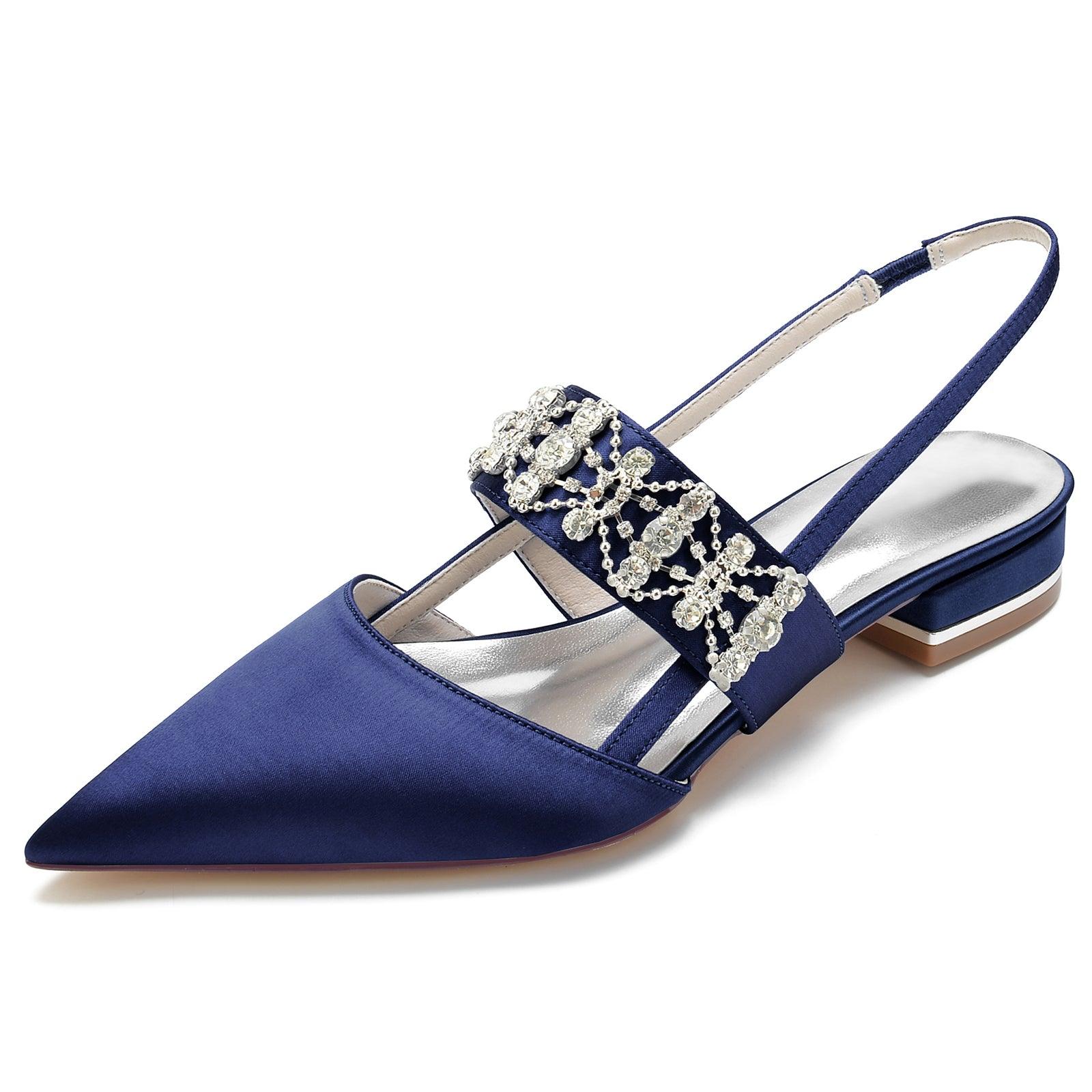 Flat Heel 2.5cm Silk-Like Shoes CK0273 - COCOMELODY
