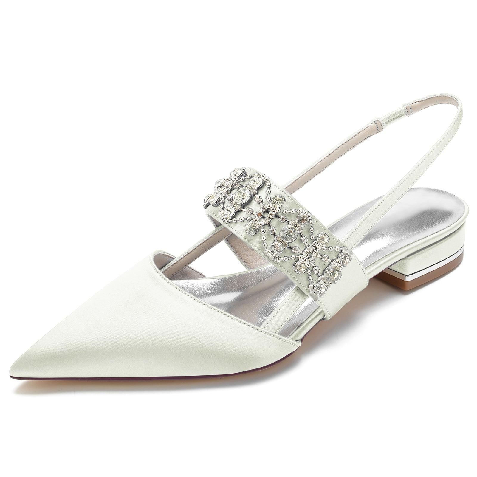 Flat Heel 2.5cm Silk-Like Shoes CK0273 - COCOMELODY