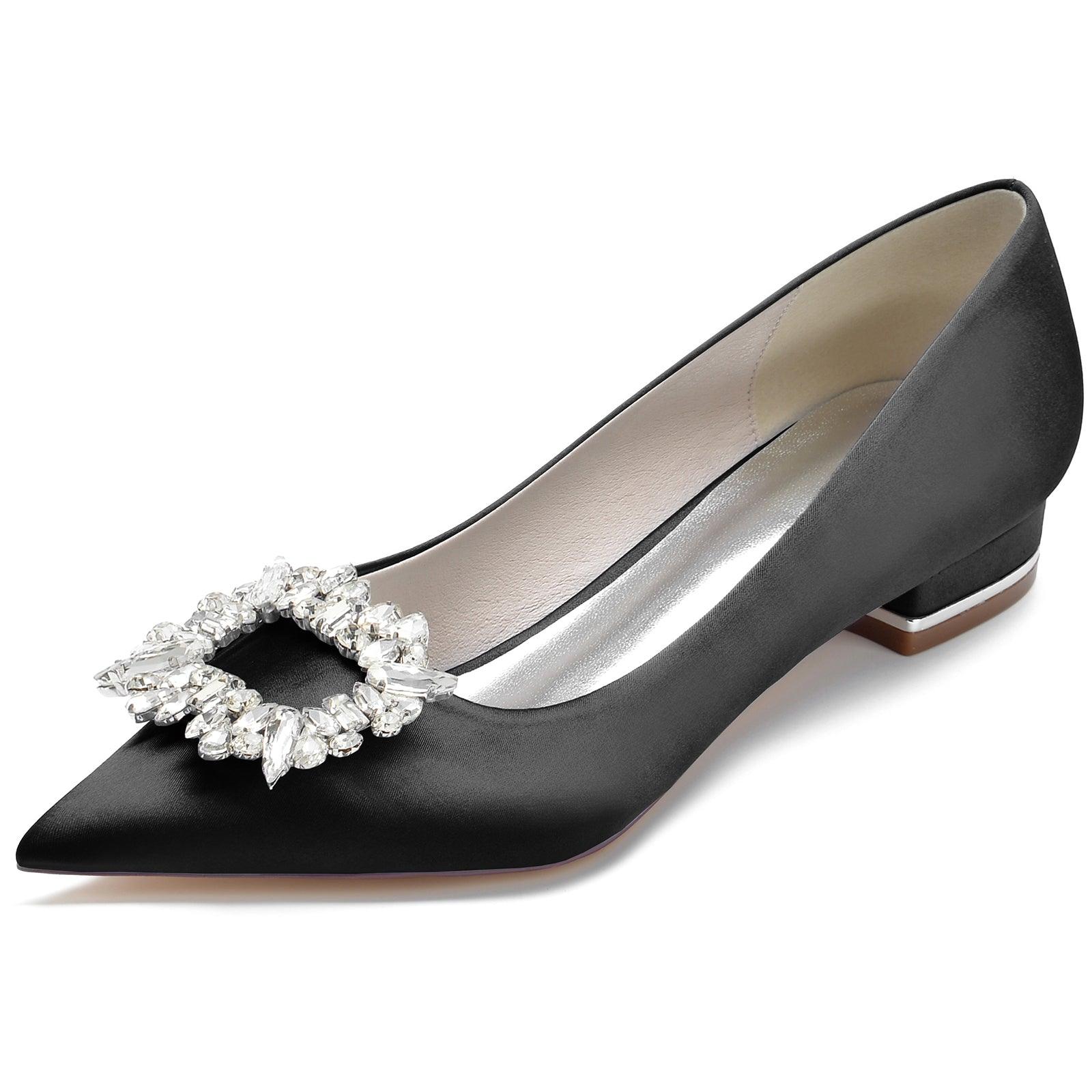 Flat Heel 2.5cm Silk-Like Shoes CK0275 - COCOMELODY