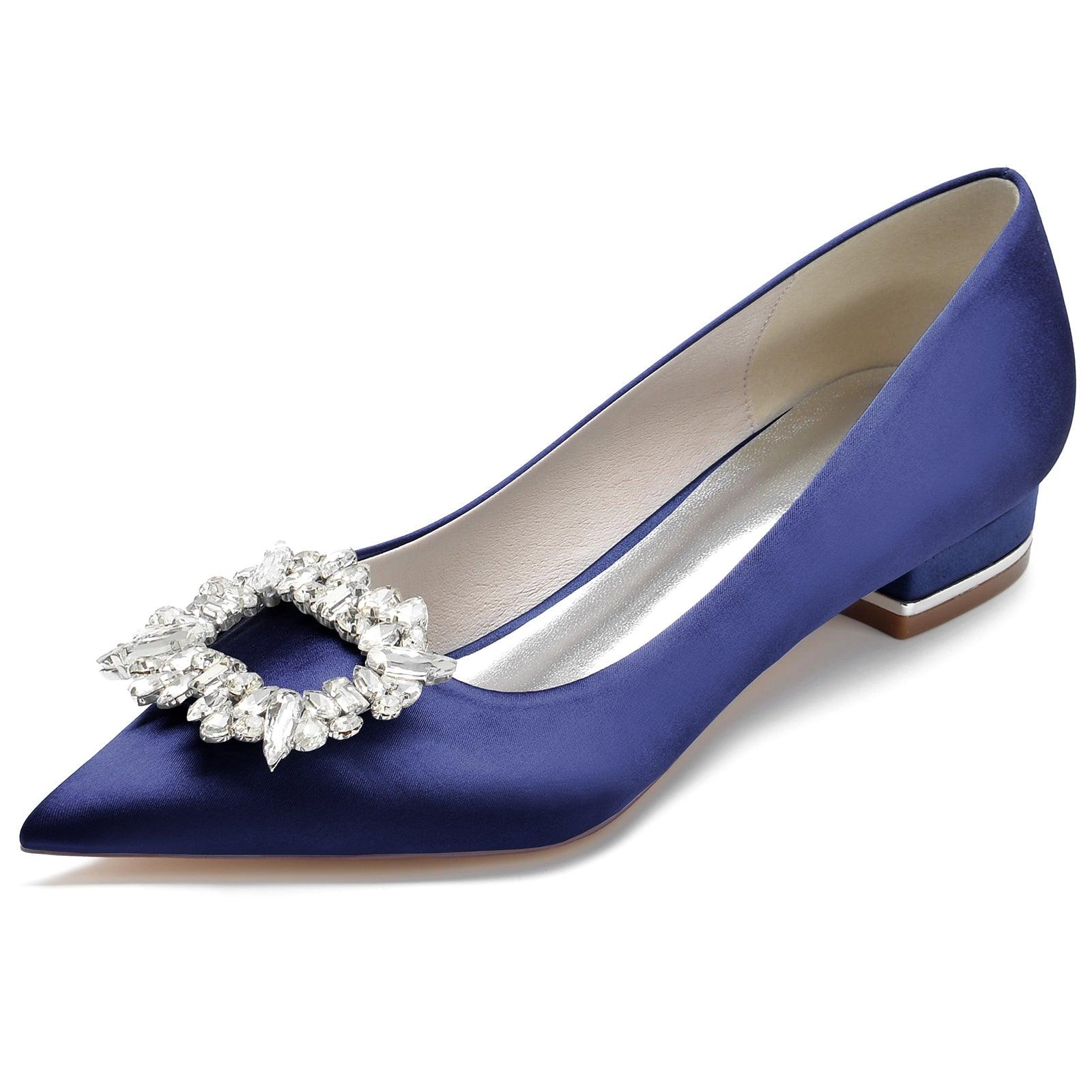 Flat Heel 2.5cm Silk-Like Shoes CK0275 - COCOMELODY