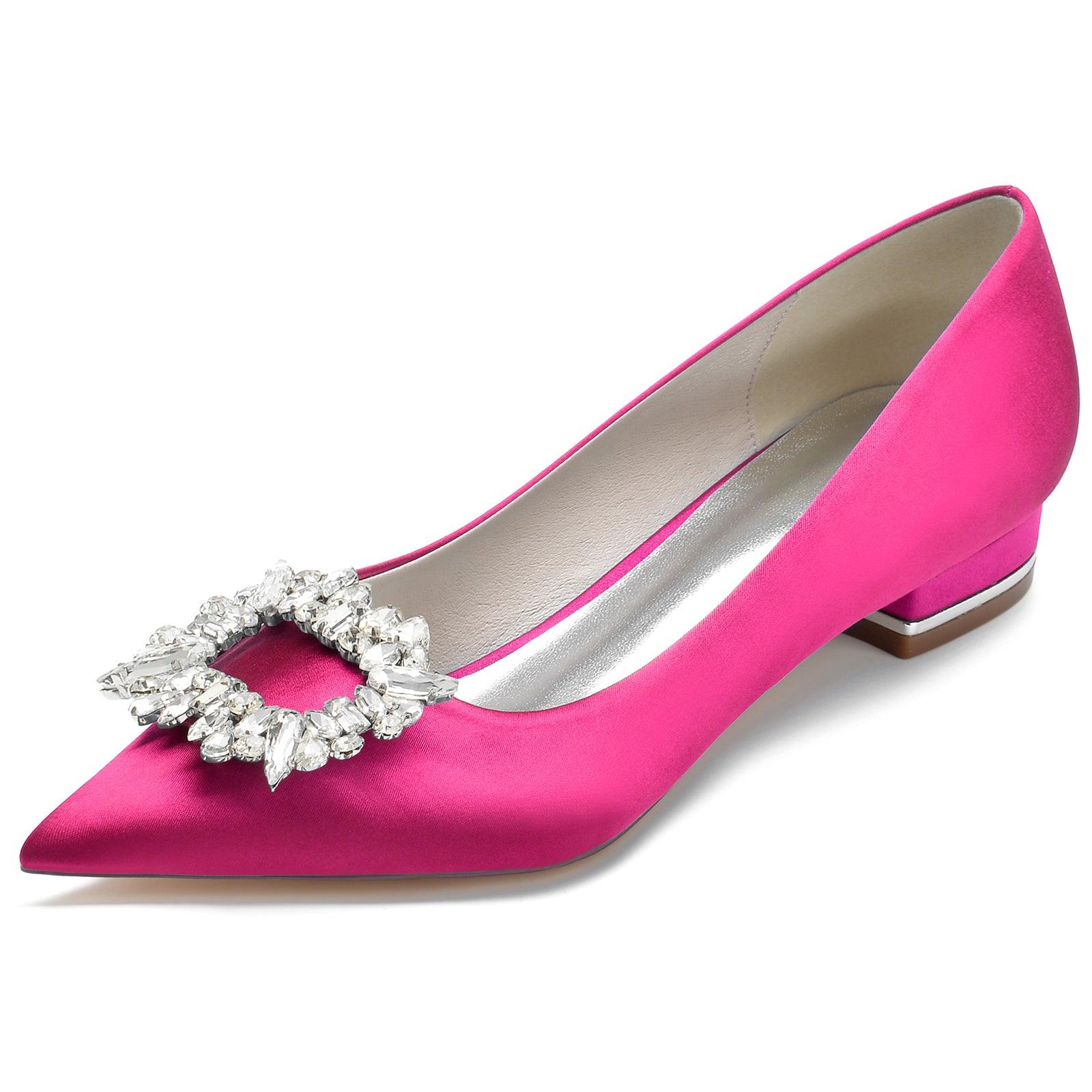 Flat Heel 2.5cm Silk-Like Shoes CK0275 - COCOMELODY