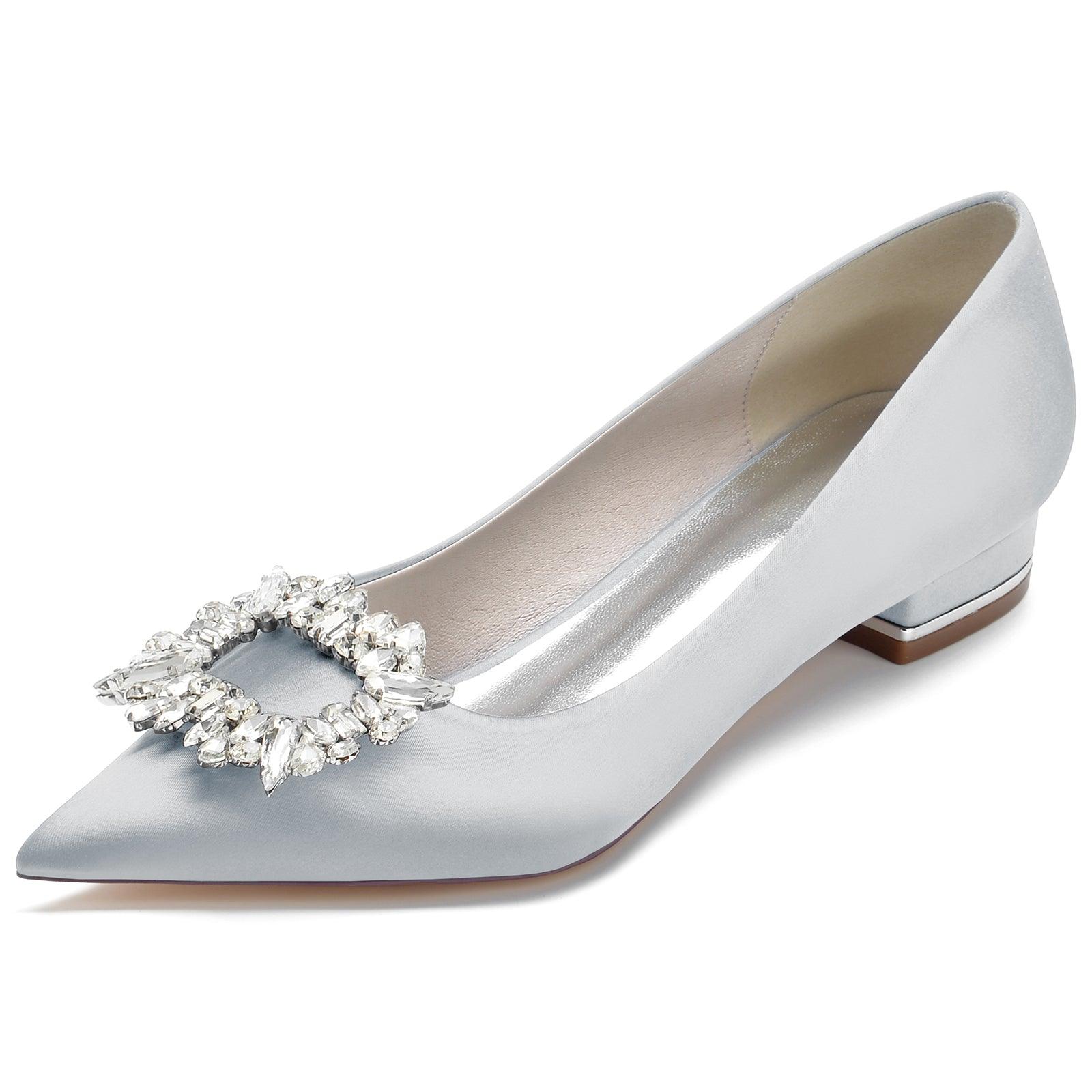 Flat Heel 2.5cm Silk-Like Shoes CK0275 - COCOMELODY