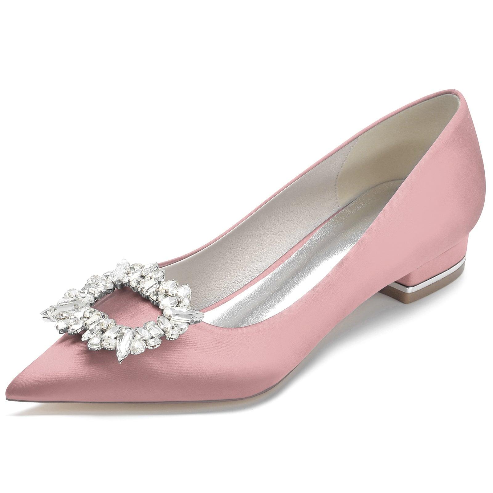 Flat Heel 2.5cm Silk-Like Shoes CK0275 - COCOMELODY