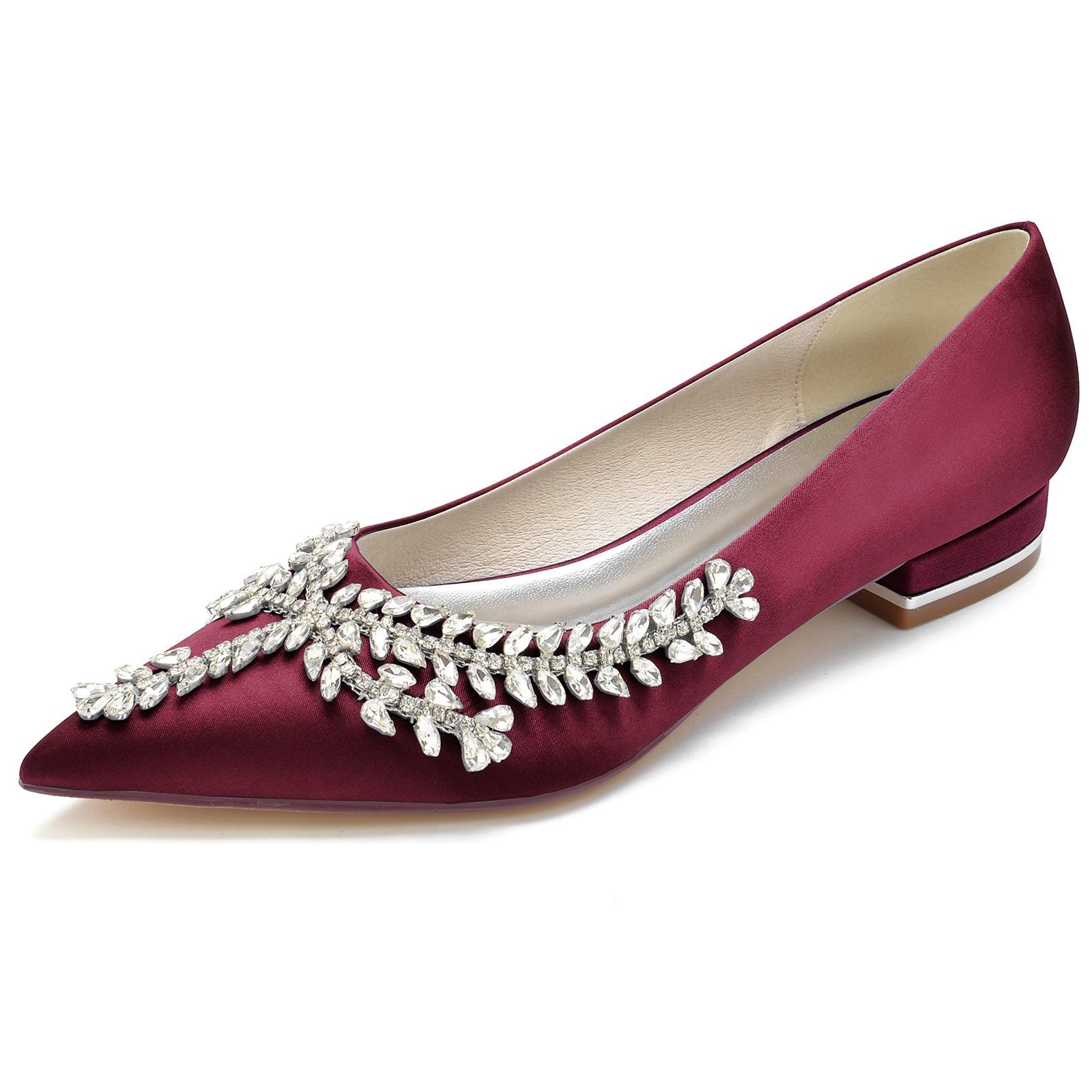Flat Heel 2.5cm Silk-Like Shoes CK0276 - COCOMELODY
