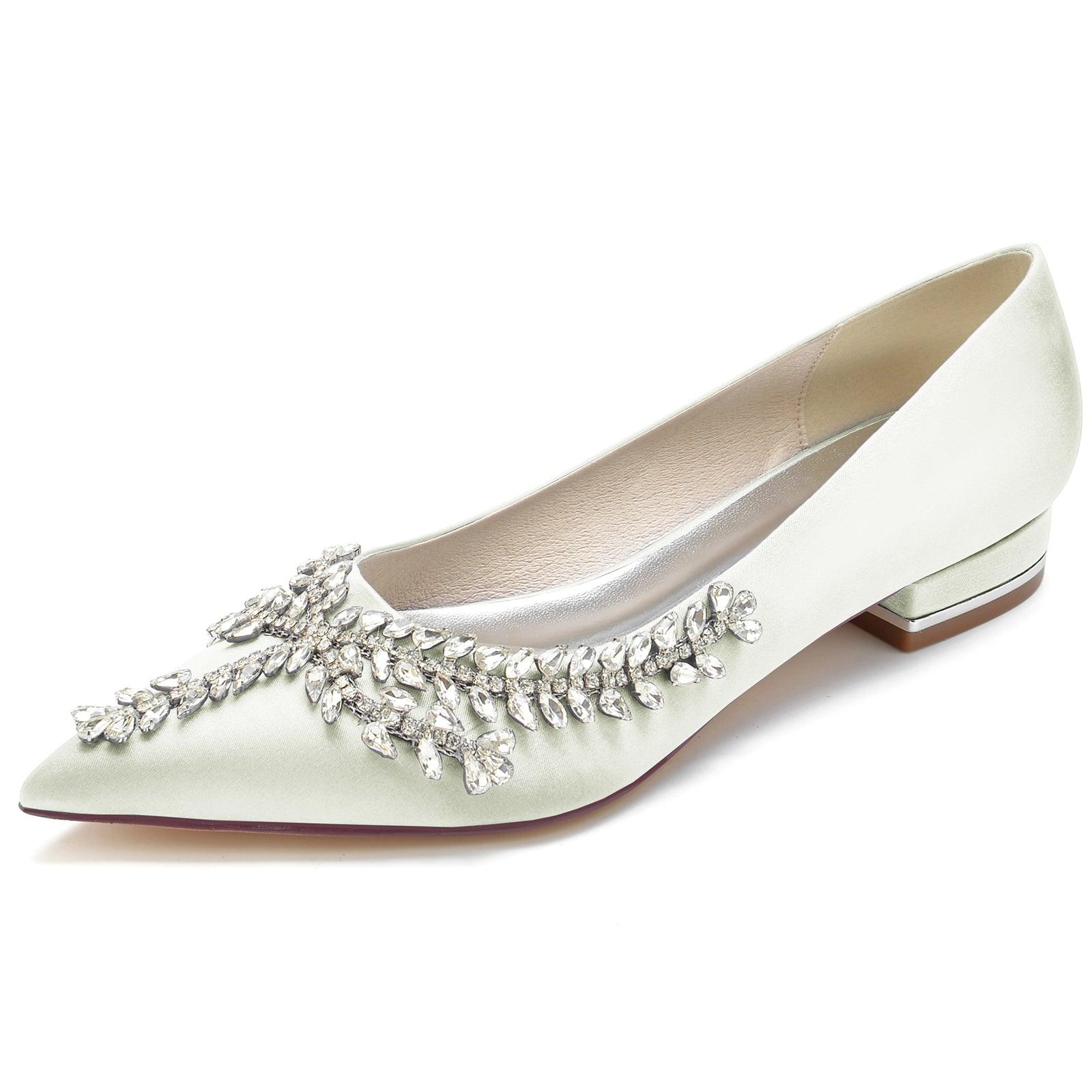 Flat Heel 2.5cm Silk-Like Shoes CK0276 - COCOMELODY