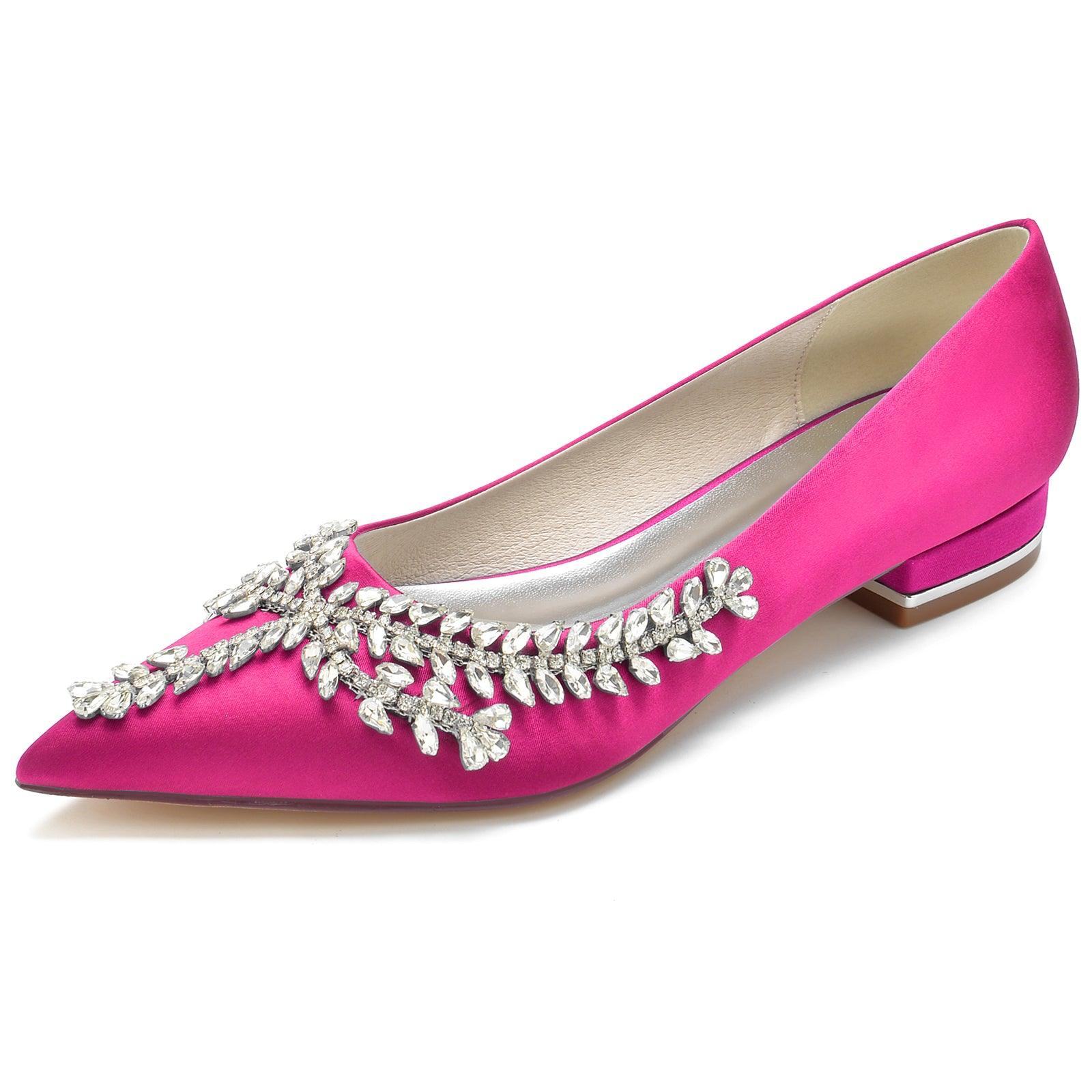 Flat Heel 2.5cm Silk-Like Shoes CK0276 - COCOMELODY