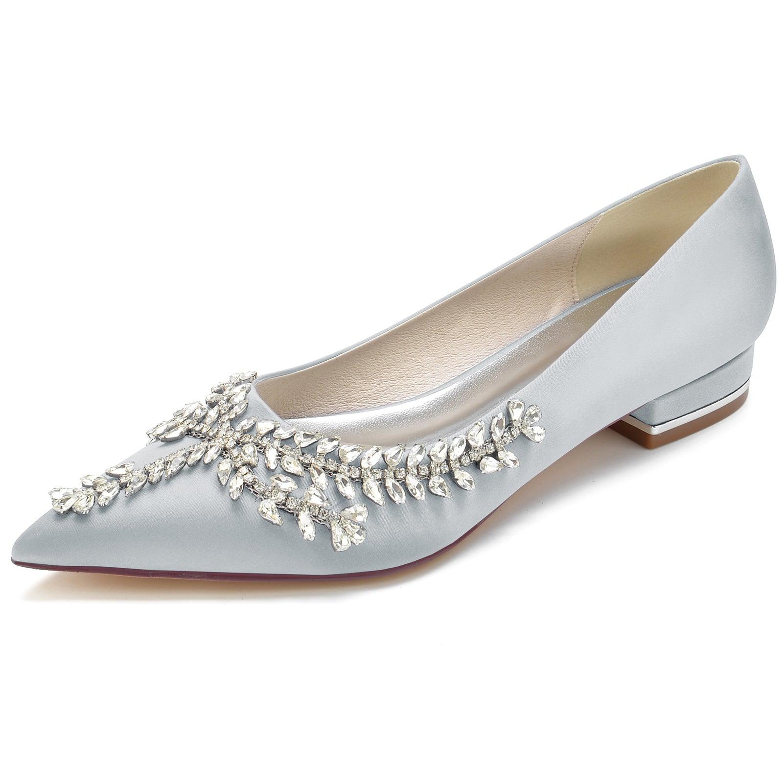 Flat Heel 2.5cm Silk-Like Shoes CK0276 - COCOMELODY