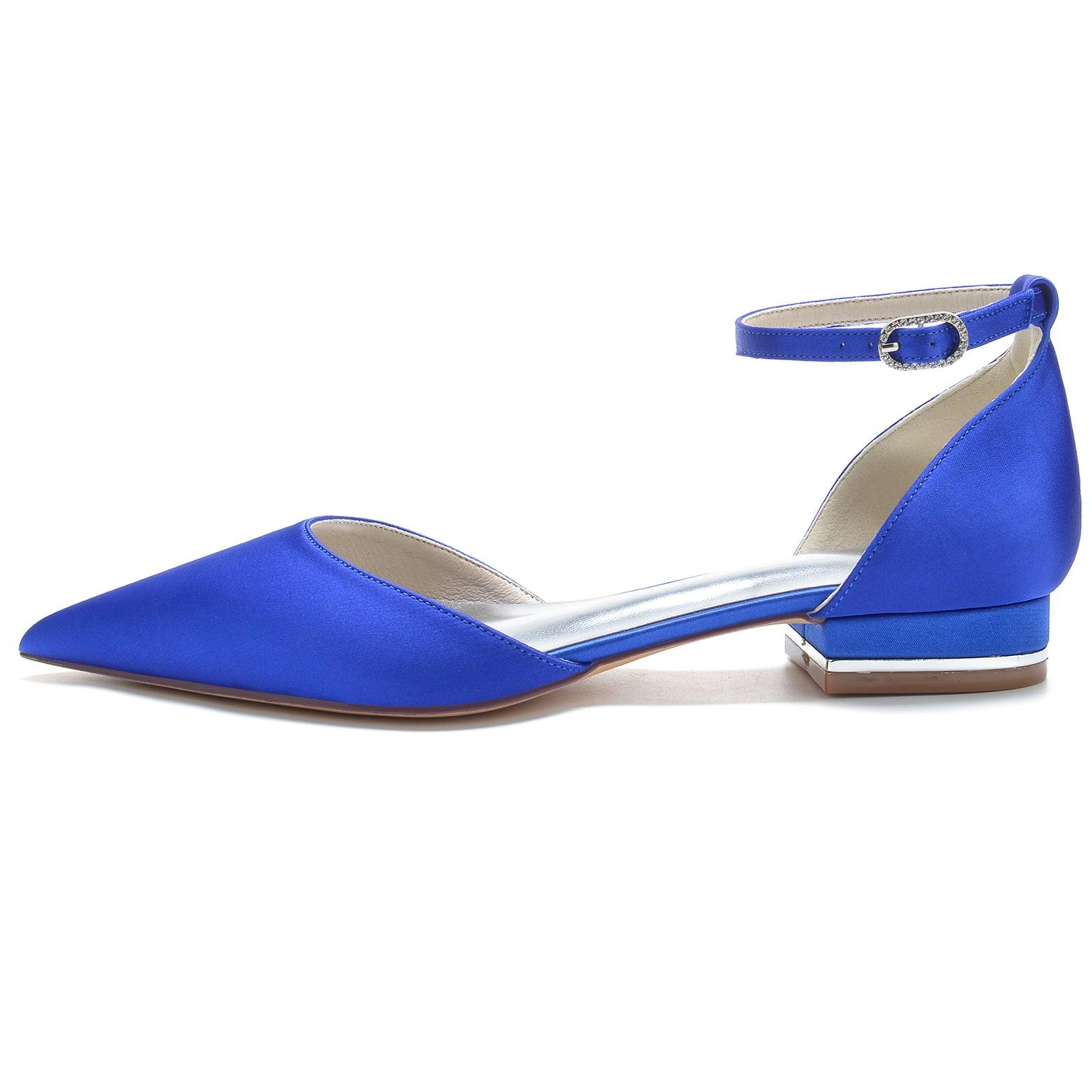 Flat Heel 2.5cm Silk-Like Lace Shoes CK0278 - COCOMELODY
