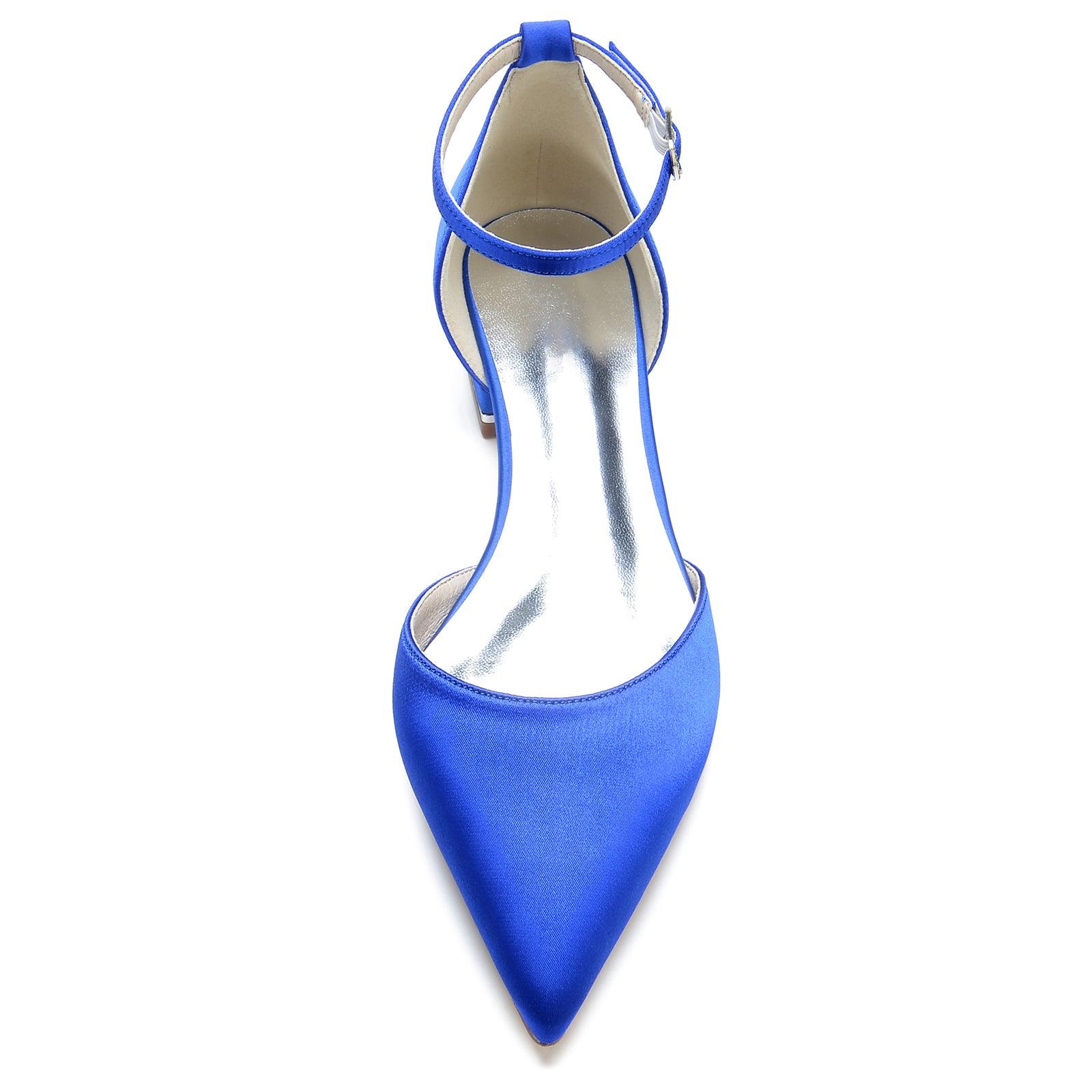 Flat Heel 2.5cm Silk-Like Lace Shoes CK0278 - COCOMELODY