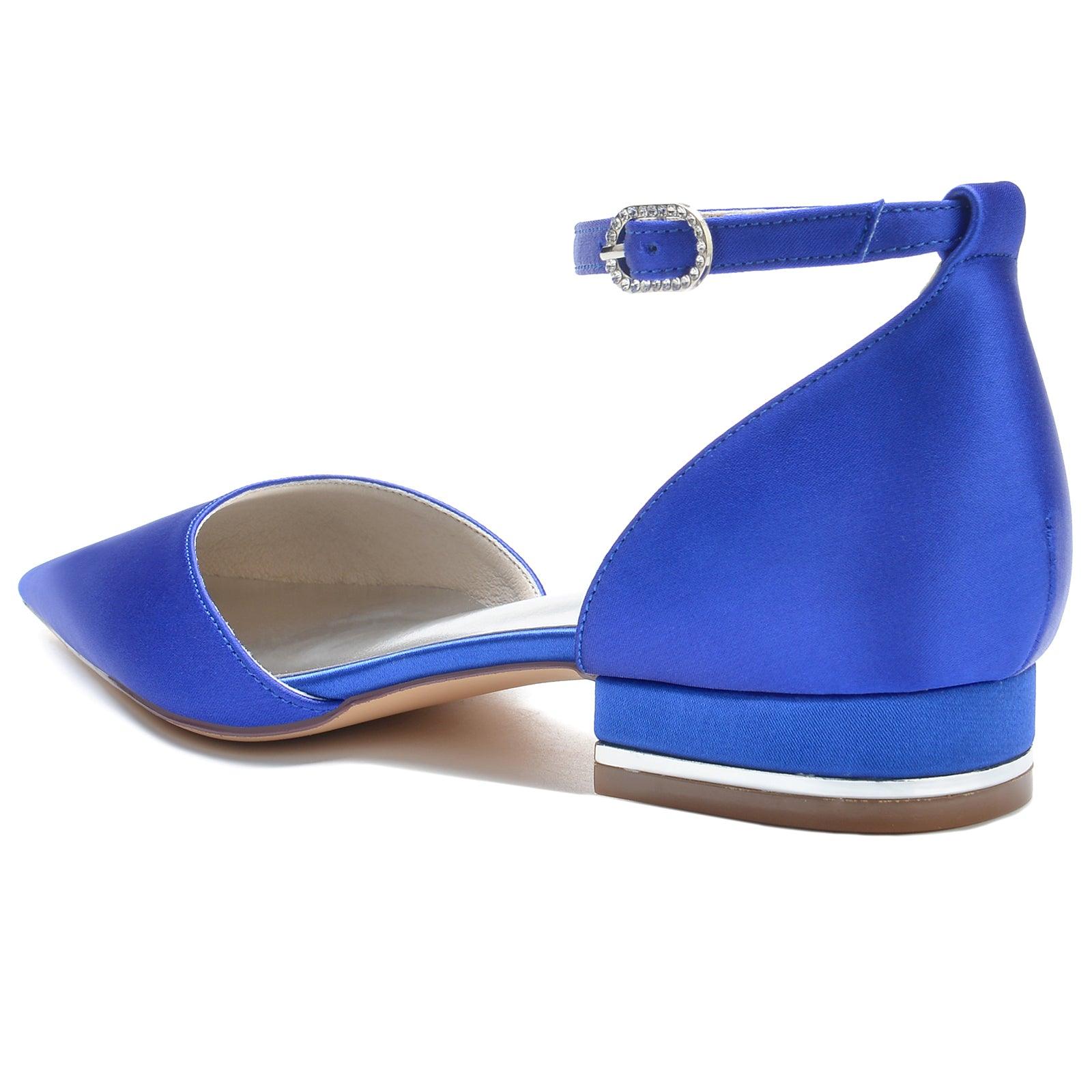Flat Heel 2.5cm Silk-Like Lace Shoes CK0278 - COCOMELODY