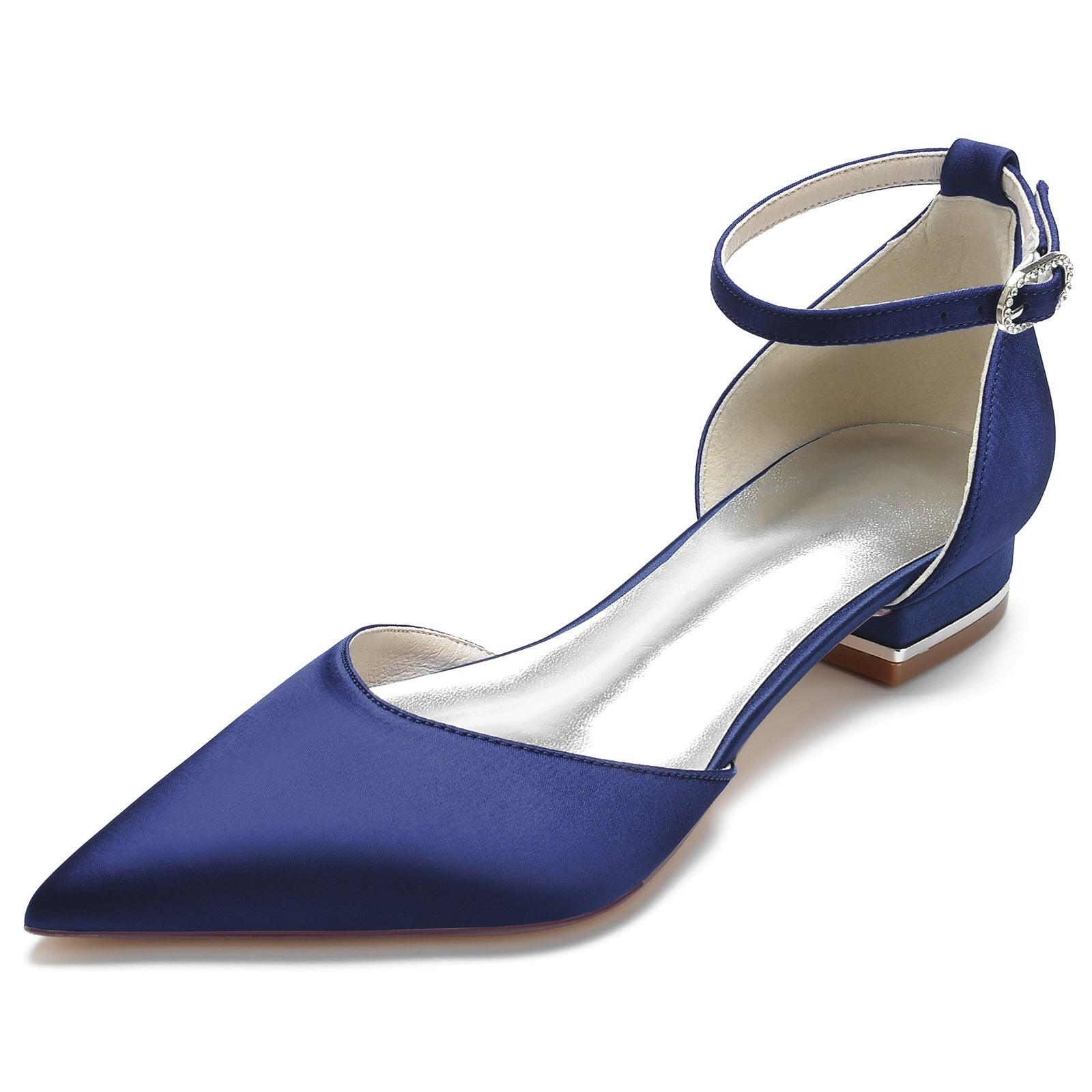 Flat Heel 2.5cm Silk-Like Lace Shoes CK0278 - COCOMELODY