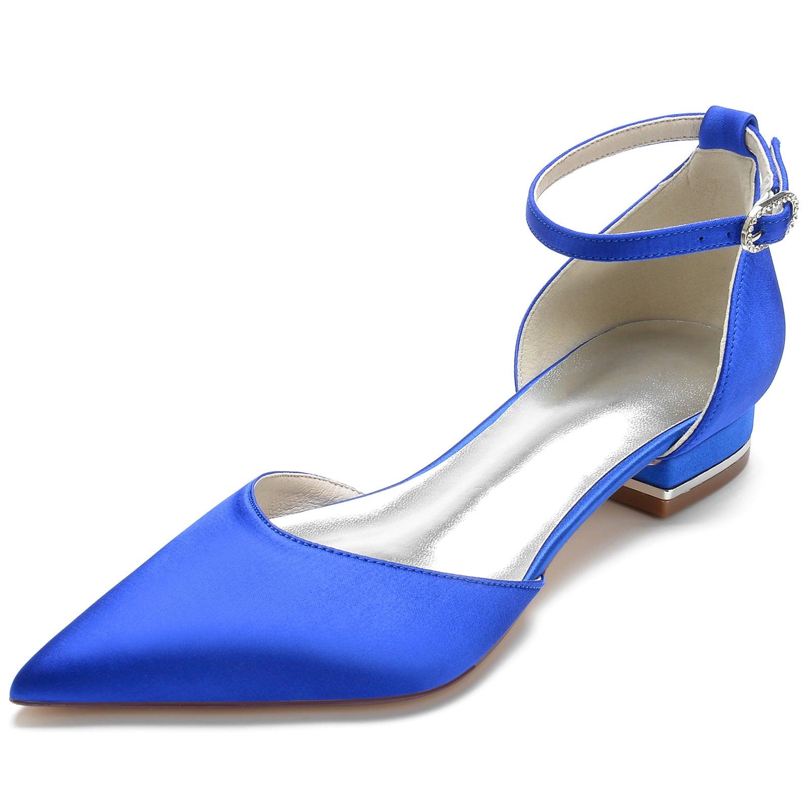 Flat Heel 2.5cm Silk-Like Lace Shoes CK0278 - COCOMELODY