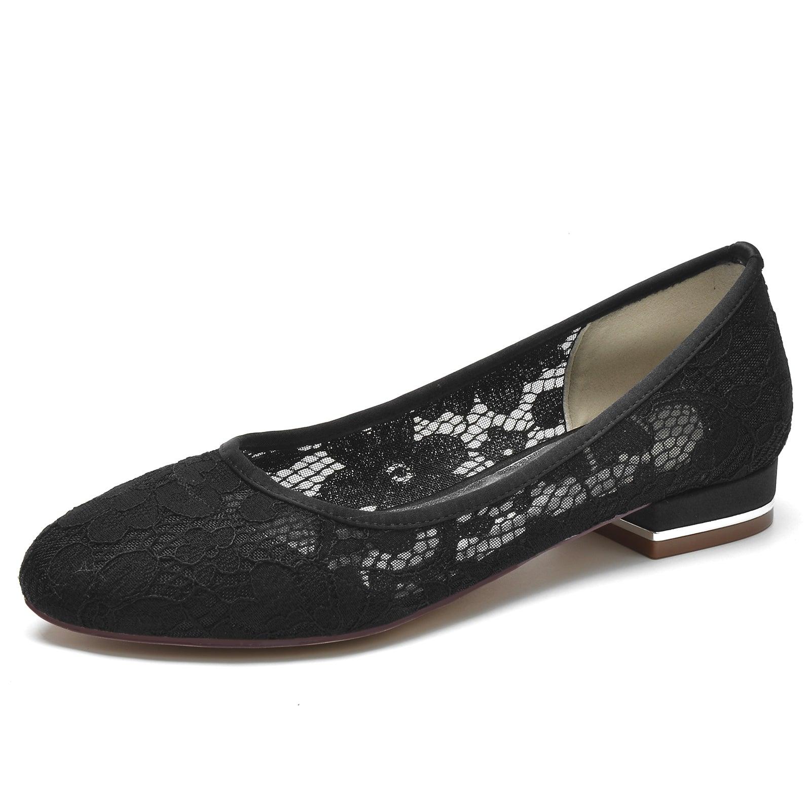 Flat Heel 2.5cm Lace Shoes CK0281 - COCOMELODY