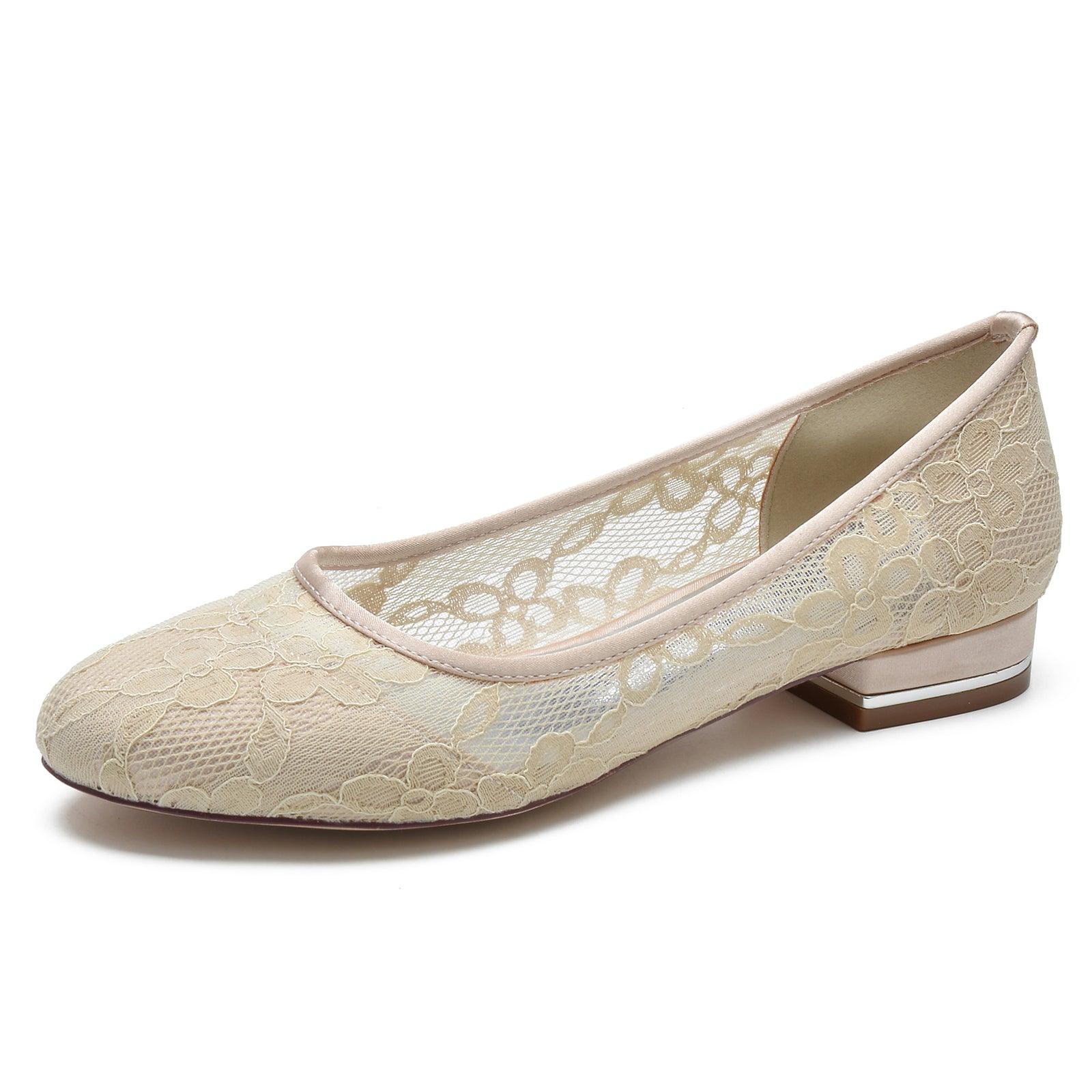 Flat Heel 2.5cm Lace Shoes CK0281 - COCOMELODY