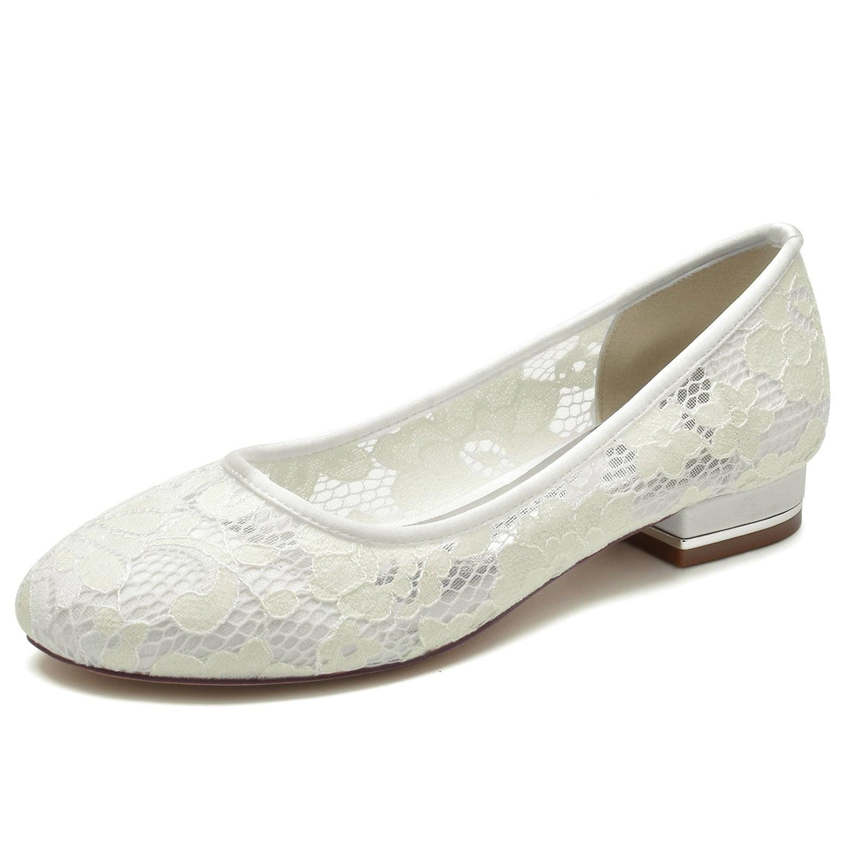 Flat Heel 2.5cm Lace Shoes CK0281 - COCOMELODY