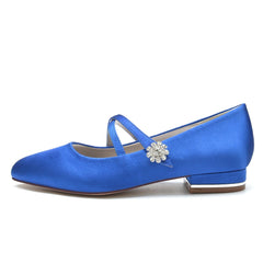 Flat Heel 2.5cm Silk-Like Shoes CK0284 - COCOMELODY
