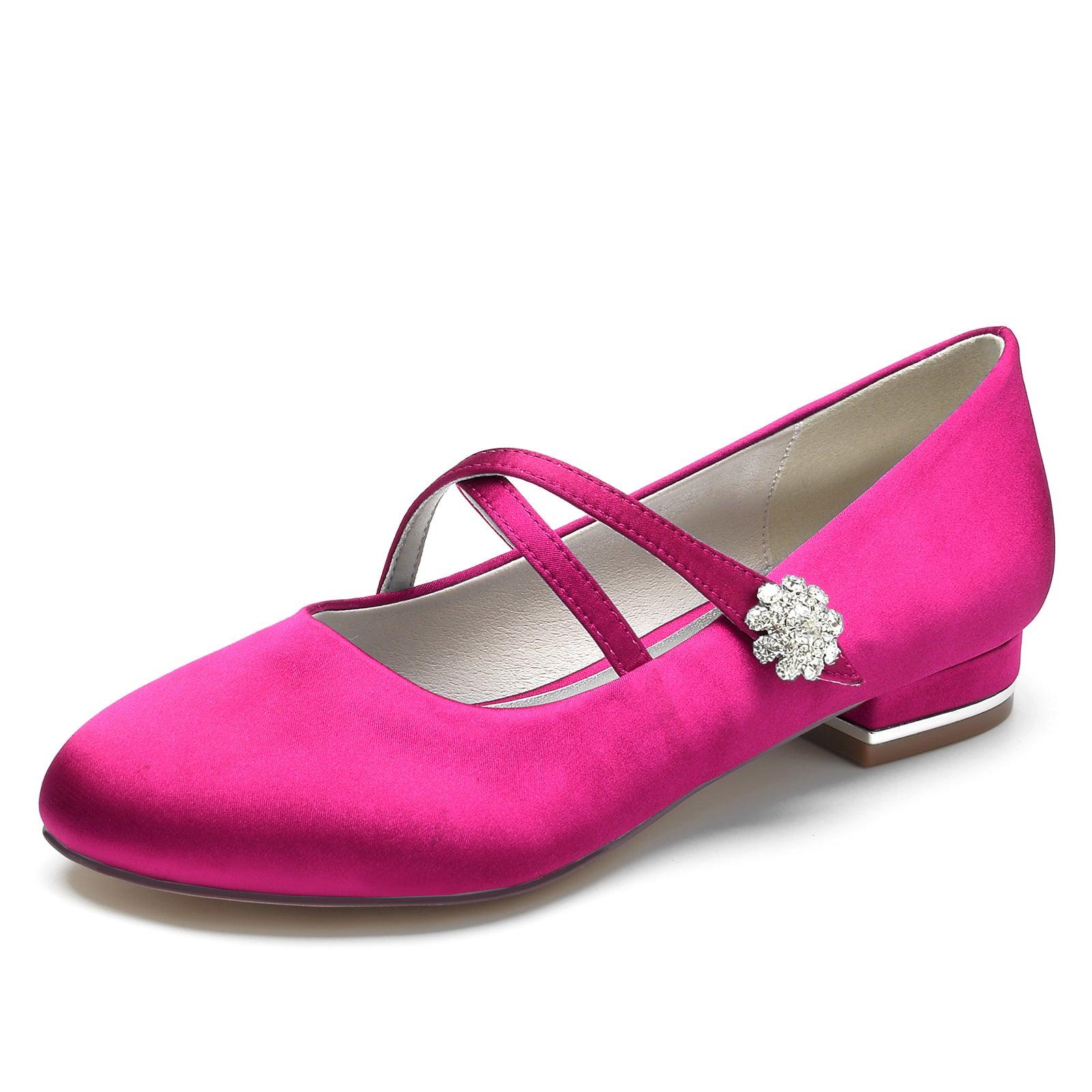 Flat Heel 2.5cm Silk-Like Shoes CK0284 - COCOMELODY