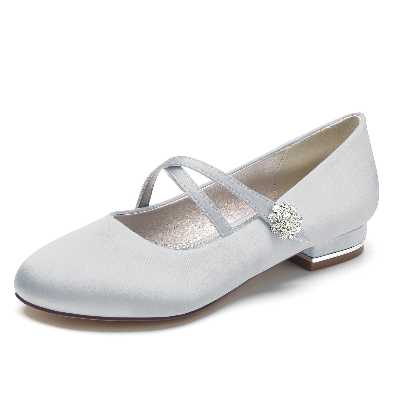 Flat Heel 2.5cm Silk-Like Shoes CK0284 - COCOMELODY