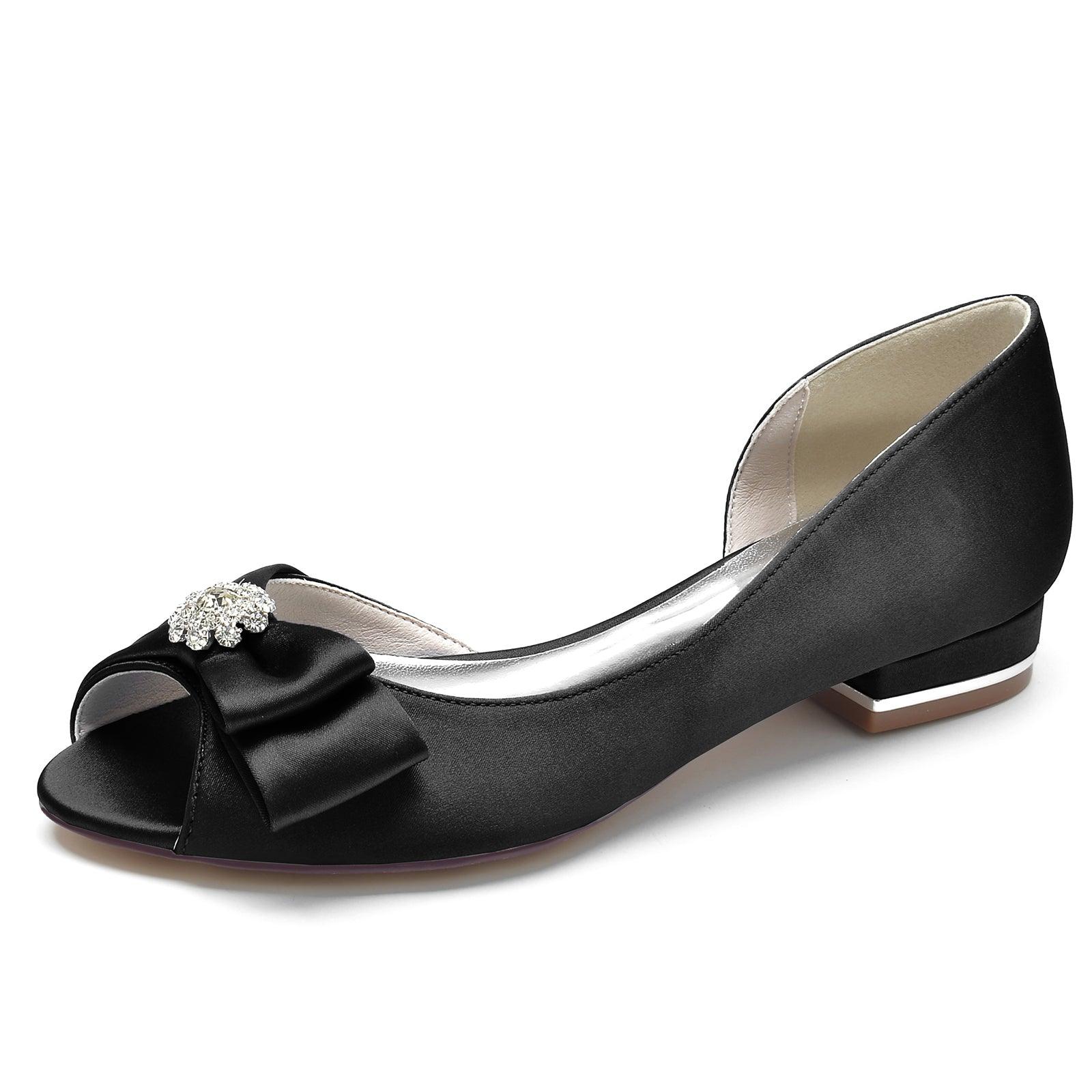 Flat Heel 2.5cm Silk-Like Shoes CK0285 - COCOMELODY