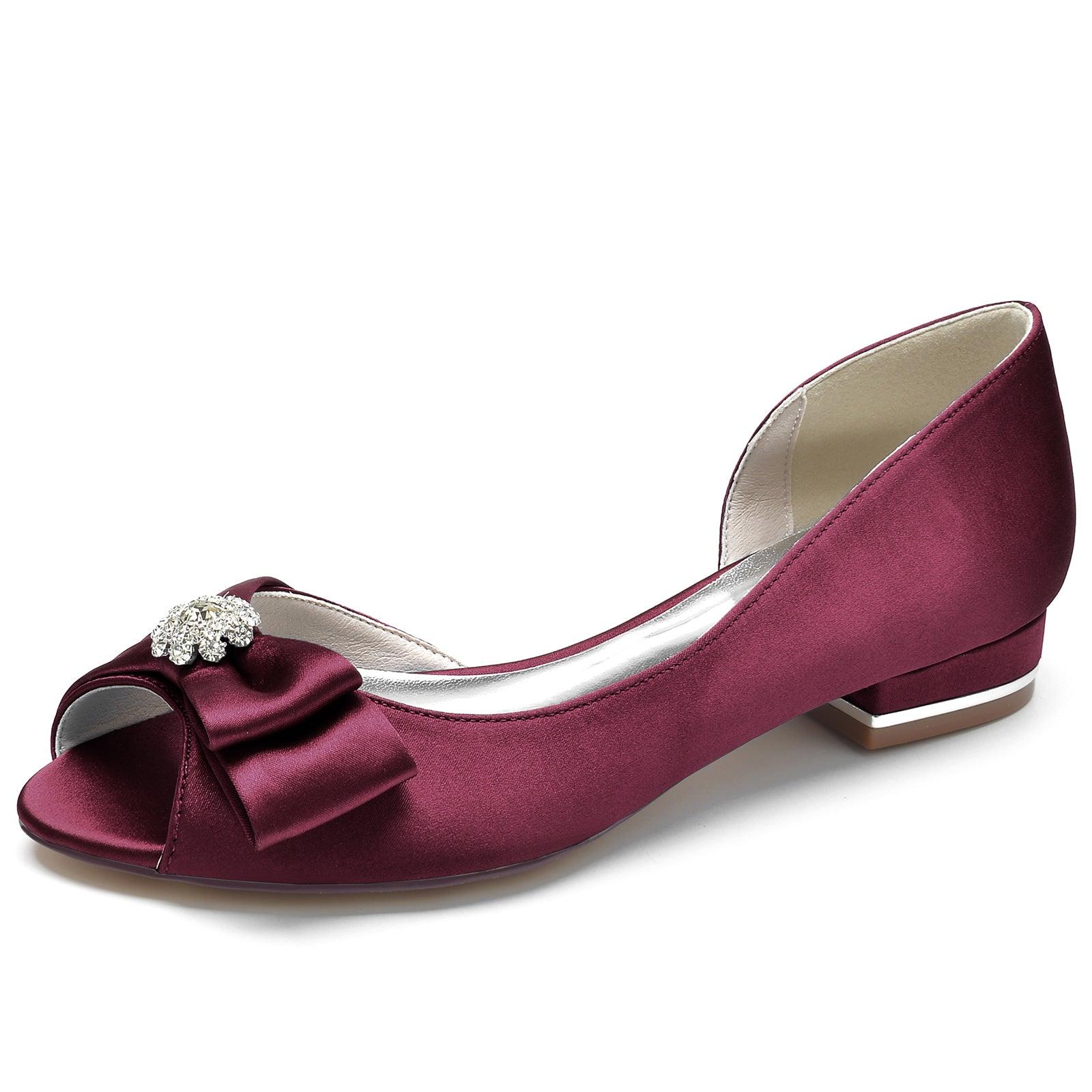 Flat Heel 2.5cm Silk-Like Shoes CK0285 - COCOMELODY