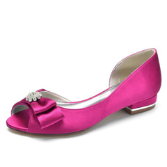 Flat Heel 2.5cm Silk-Like Shoes CK0285 - COCOMELODY