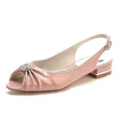 Flat Heel 2.5cm Patent Leather Shoes CK0286 - COCOMELODY