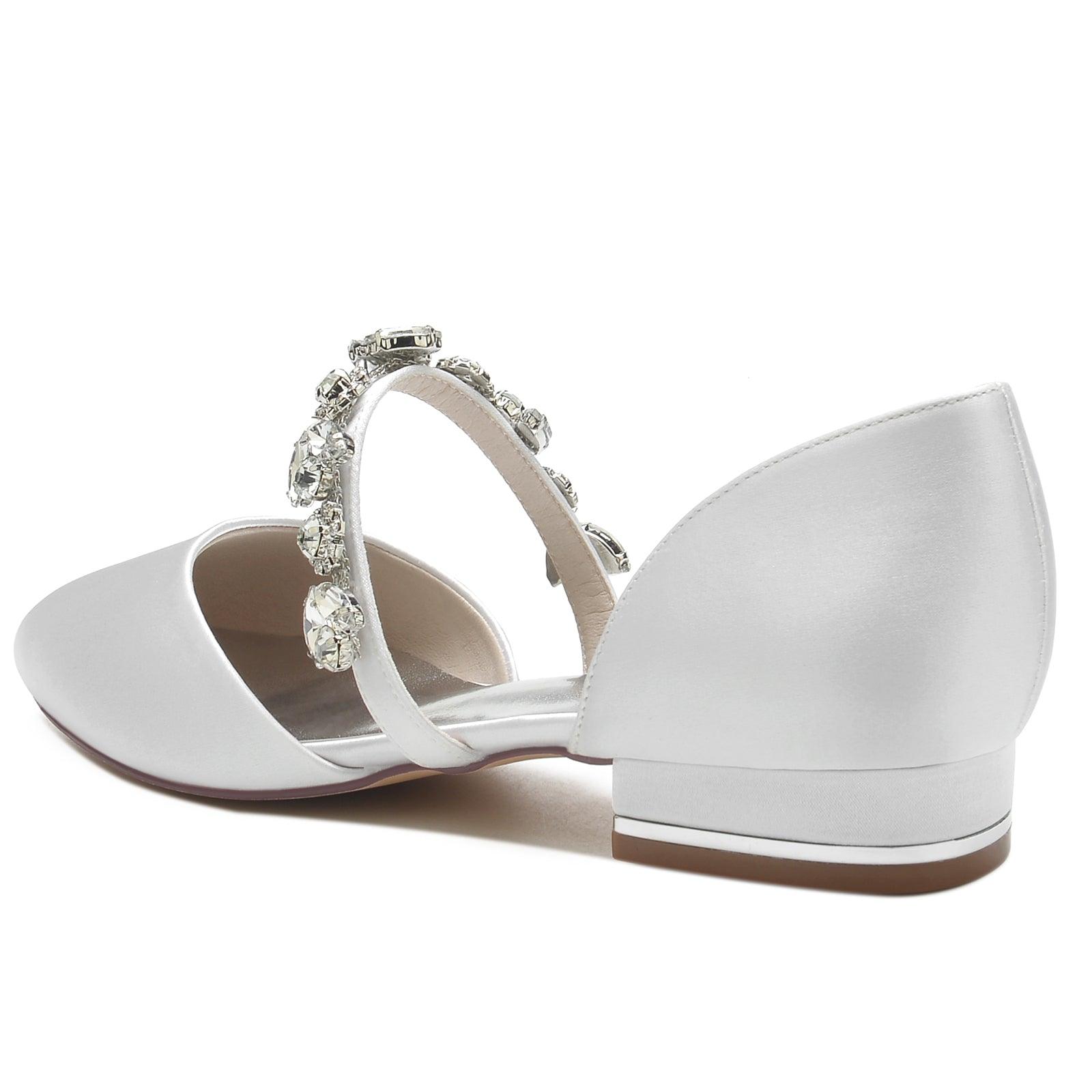 Flat Heel 2.5cm Silk-Like Shoes CK0289 - COCOMELODY