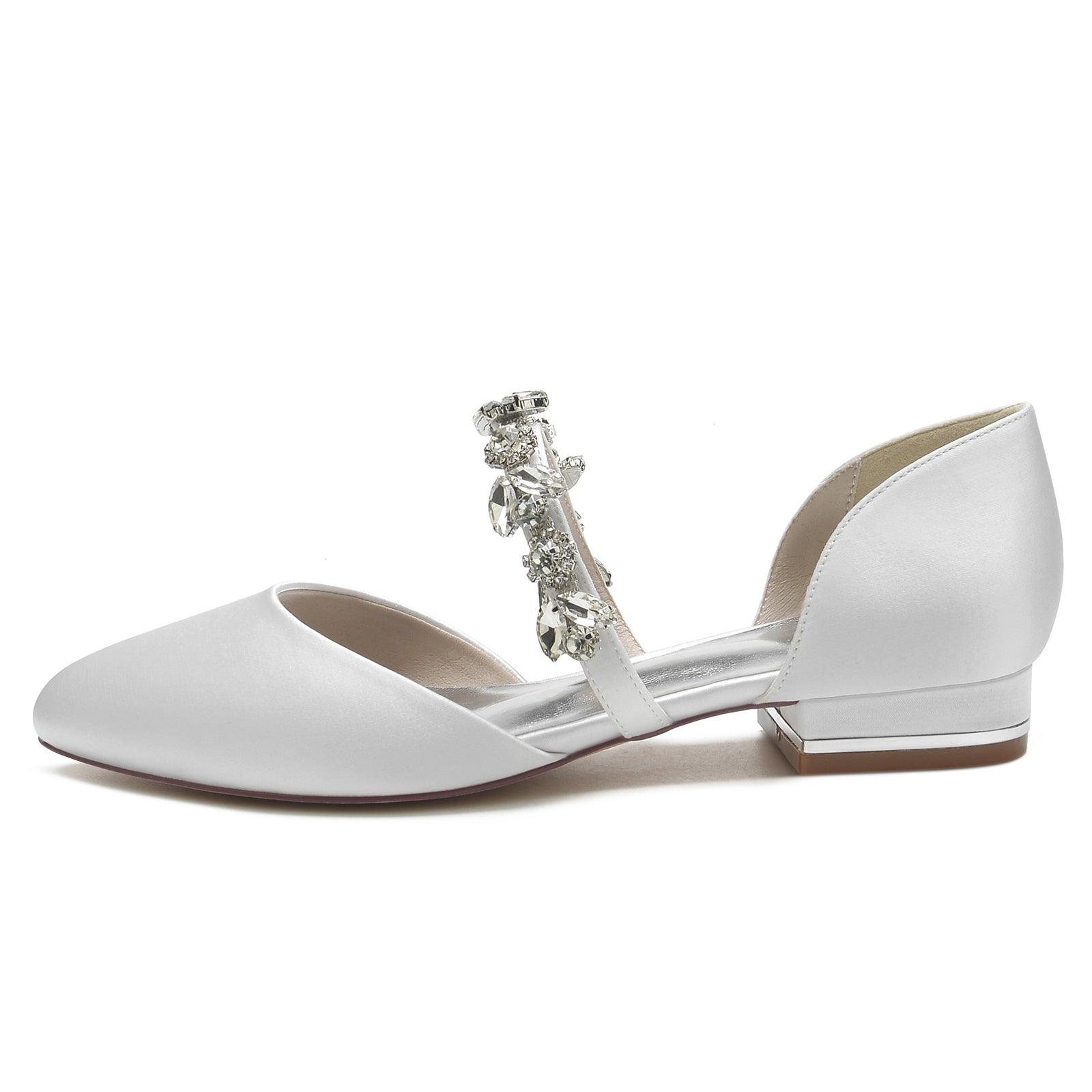 Flat Heel 2.5cm Silk-Like Shoes CK0289 - COCOMELODY