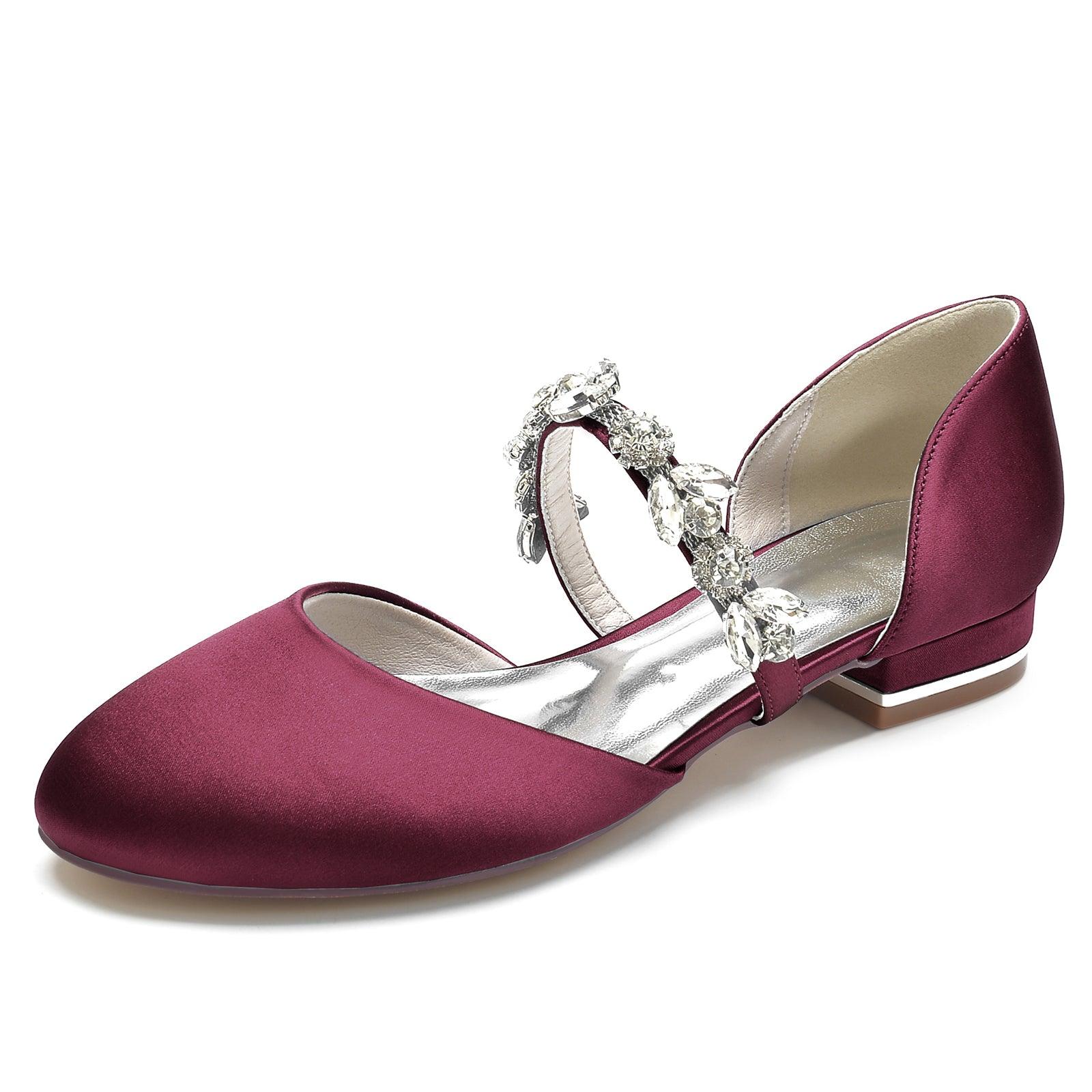 Flat Heel 2.5cm Silk-Like Shoes CK0289 - COCOMELODY