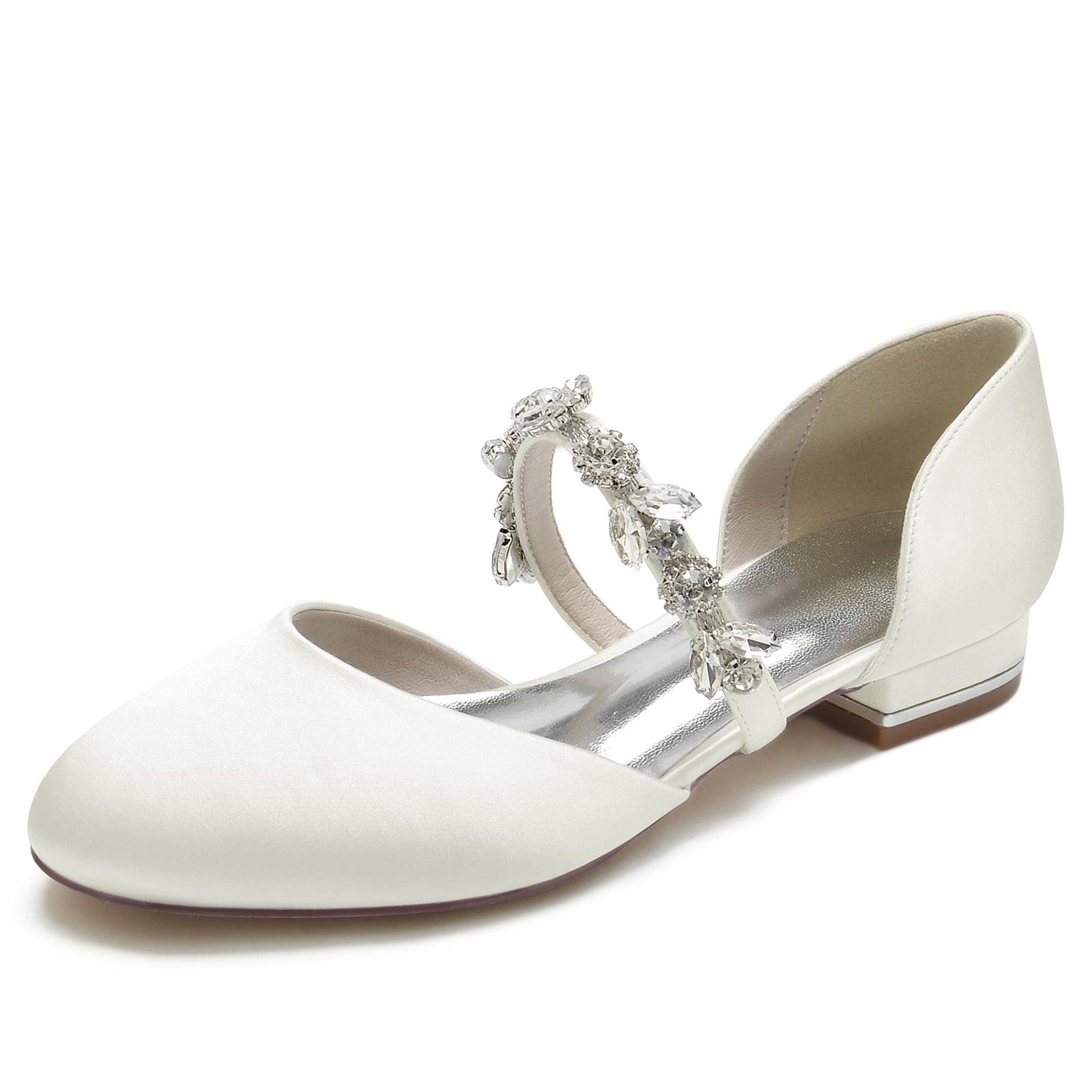 Flat Heel 2.5cm Silk-Like Shoes CK0289 - COCOMELODY