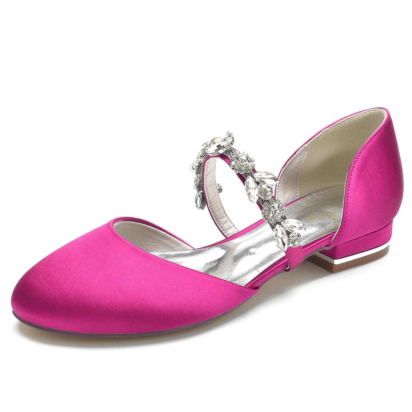 Flat Heel 2.5cm Silk-Like Shoes CK0289 - COCOMELODY