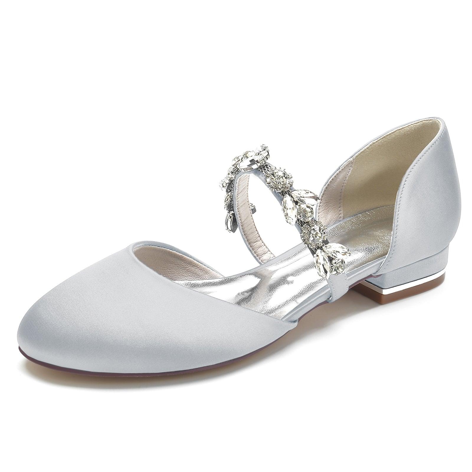 Flat Heel 2.5cm Silk-Like Shoes CK0289 - COCOMELODY