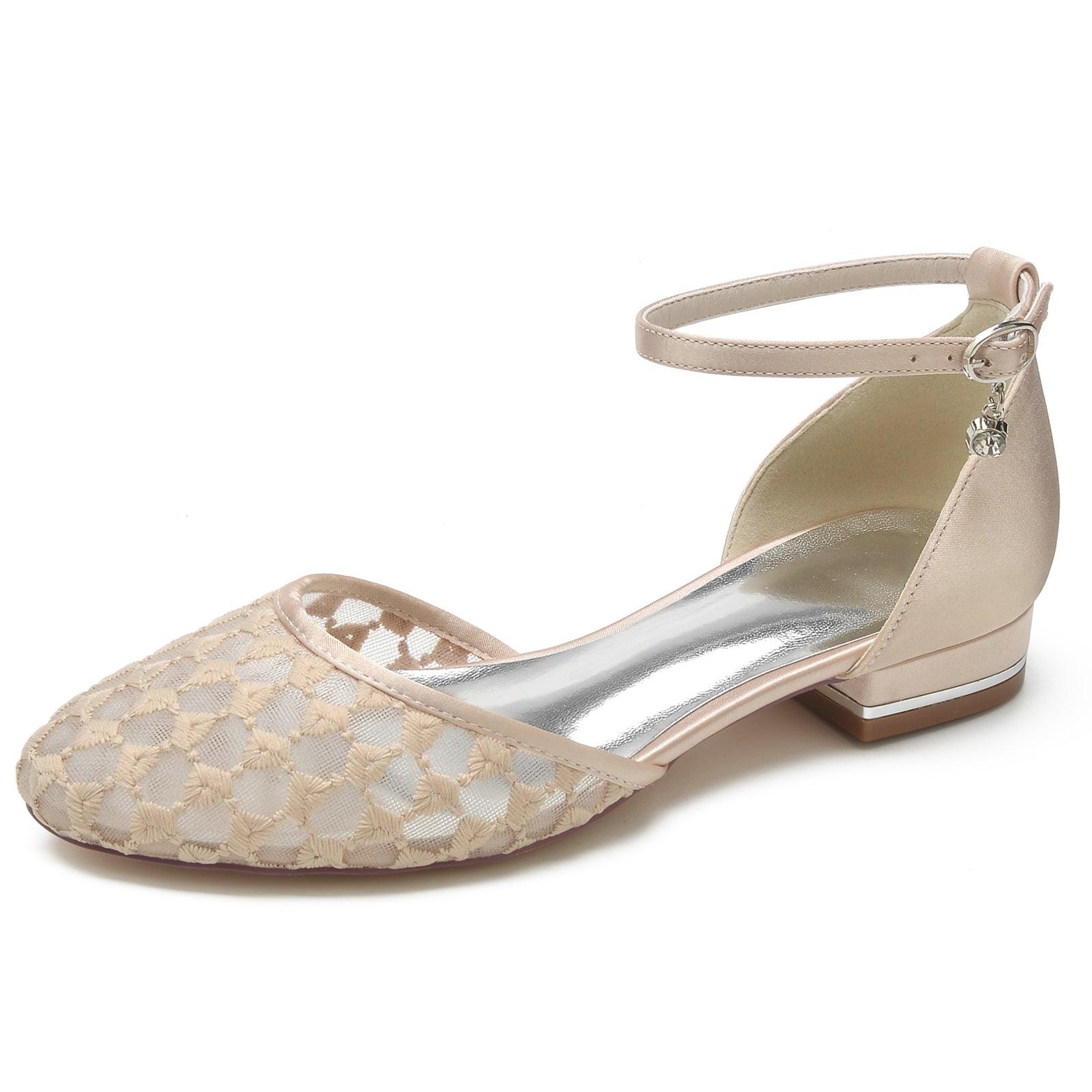 Flat Heel 2.5cm Tulle Shoes CK0290 - COCOMELODY