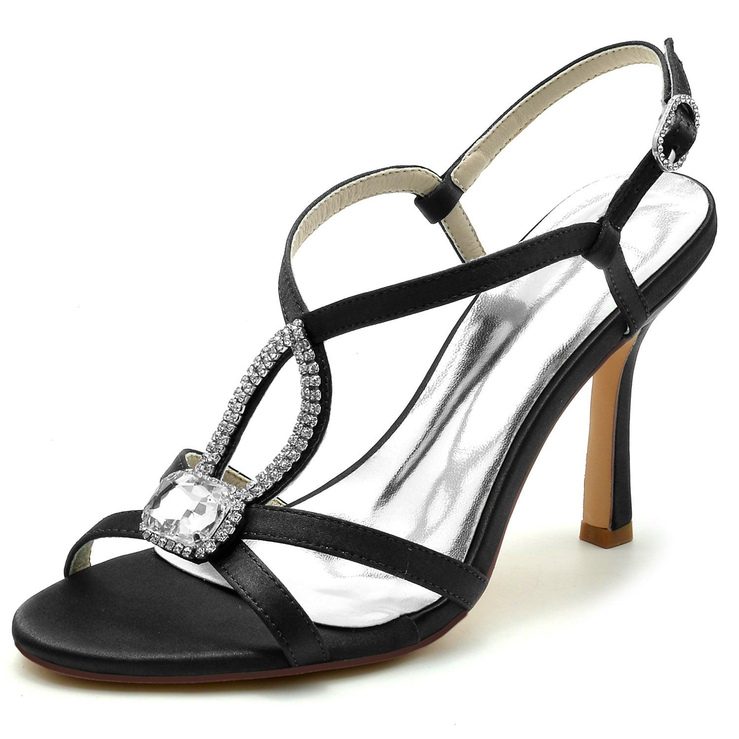 Stiletto Heel 9.5cm Silk-Like Shoes CK0329 - COCOMELODY