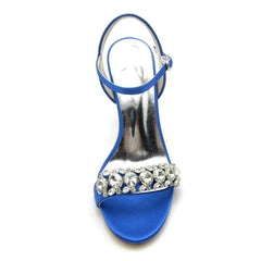 Stiletto Heel 9.5cm Silk-Like Shoes CK0338 - COCOMELODY