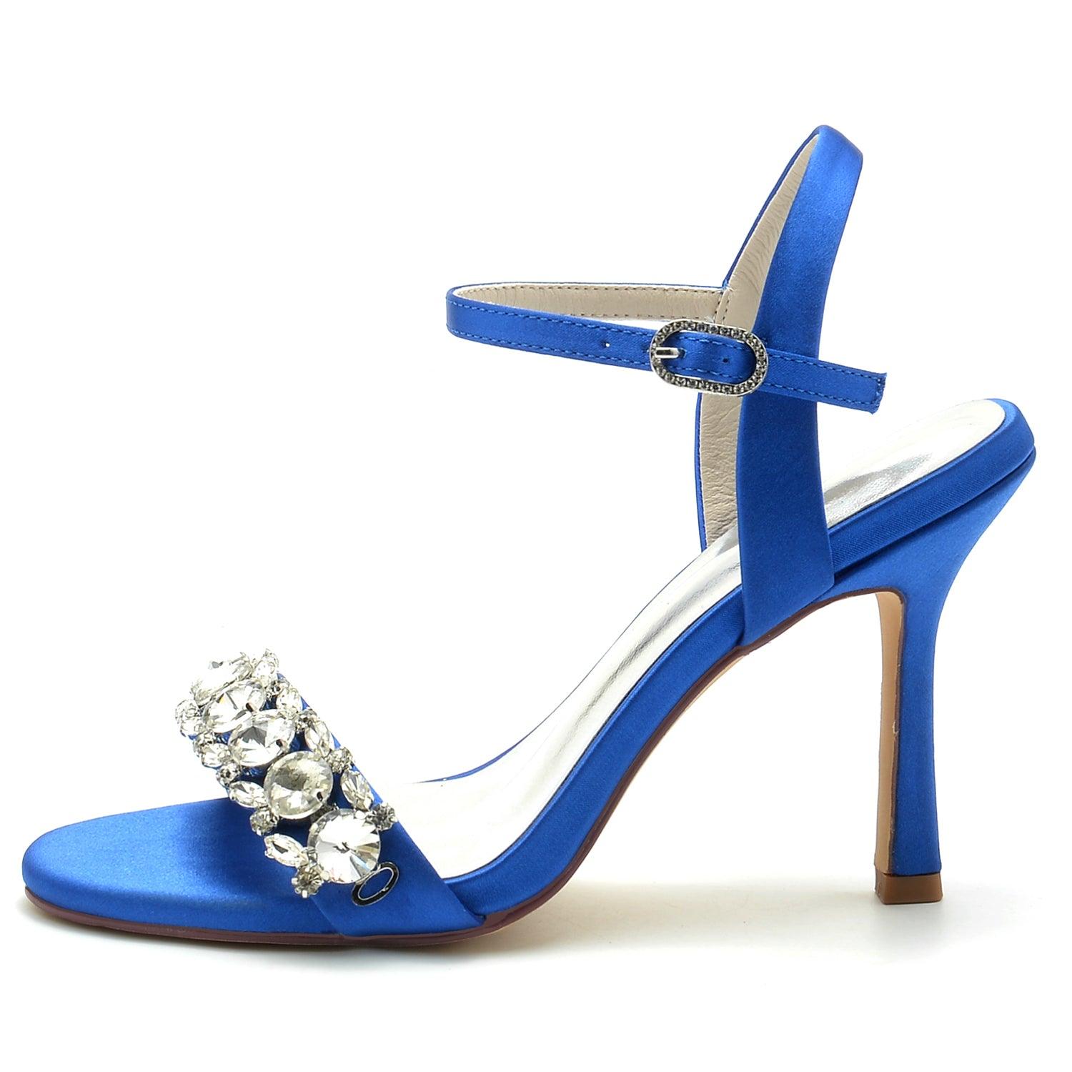 Stiletto Heel 9.5cm Silk-Like Shoes CK0338 - COCOMELODY