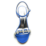 Stiletto Heel 9.5cm Silk-Like Shoes CK0339 - COCOMELODY
