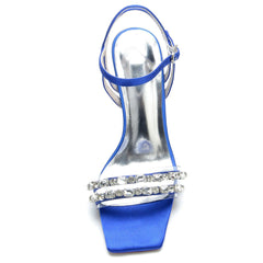 Stiletto Heel 9.5cm Silk-Like Shoes CK0342 - COCOMELODY