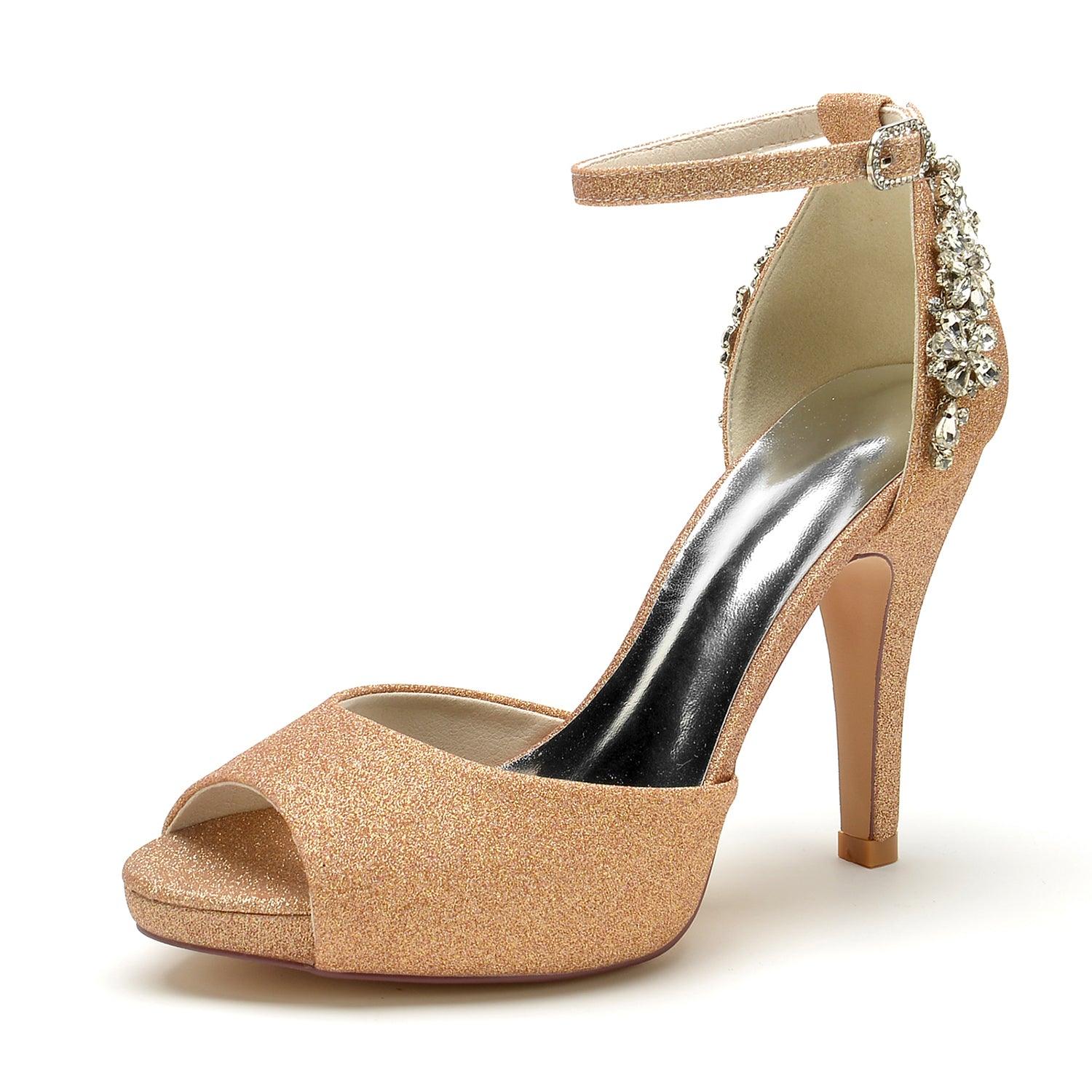 Stiletto Heel 10cm Glitter Shoes CK0351 - COCOMELODY