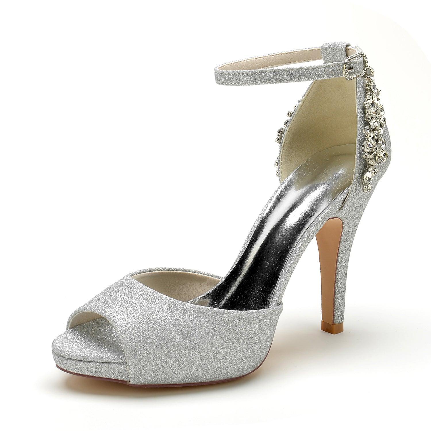 Stiletto Heel 10cm Glitter Shoes CK0351 - COCOMELODY