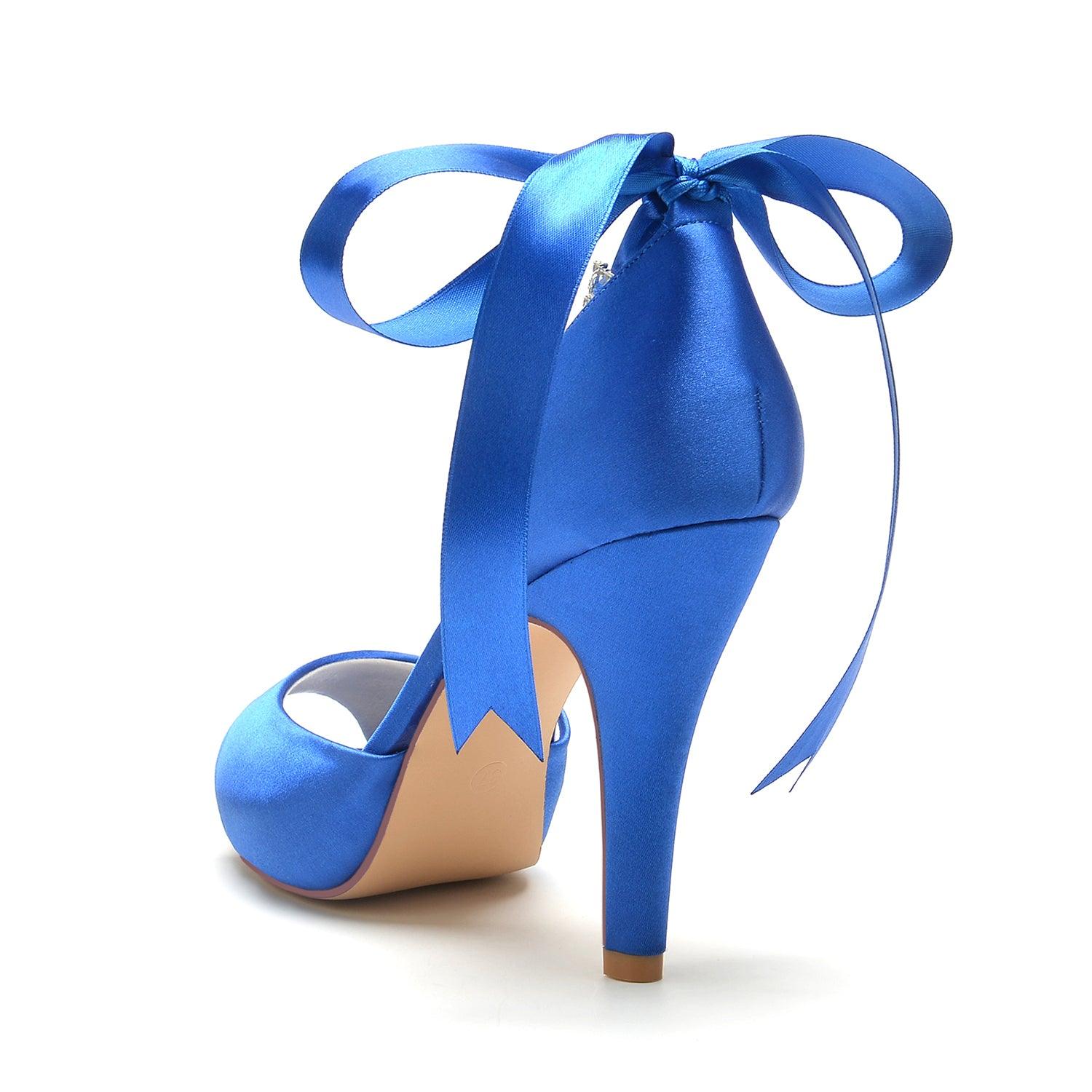 Stiletto Heel 10cm Silk-Like Shoes CK0353 - COCOMELODY